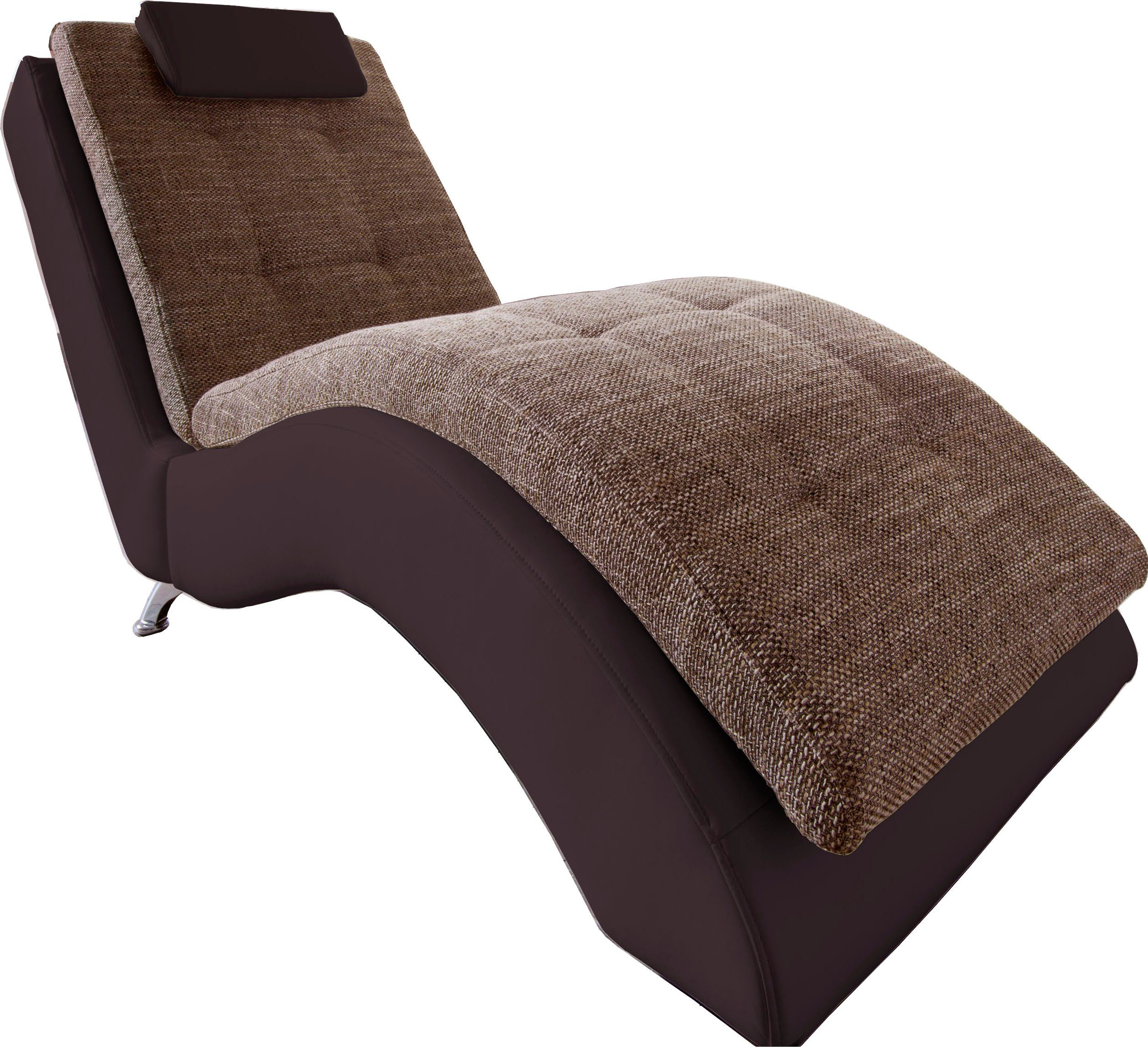 Home affaire Relaxstoel Vengo2 met hoofdkussen, matten-look op romp