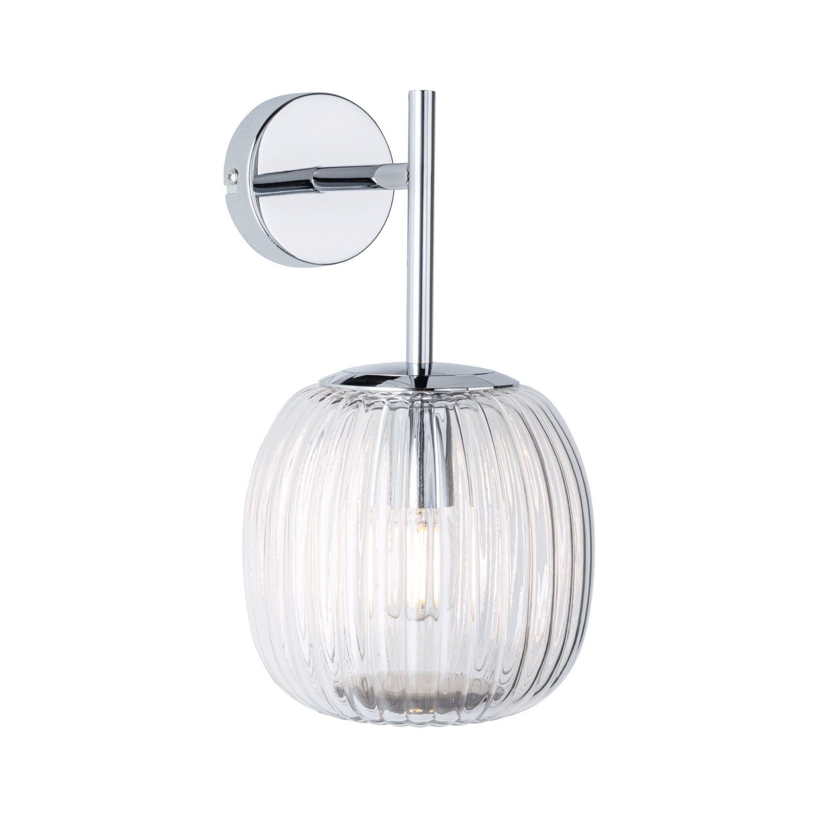 Paulmann Wandlamp Ruya IP44 E14 230V max. 20W Glas, Chroom (1 stuk)