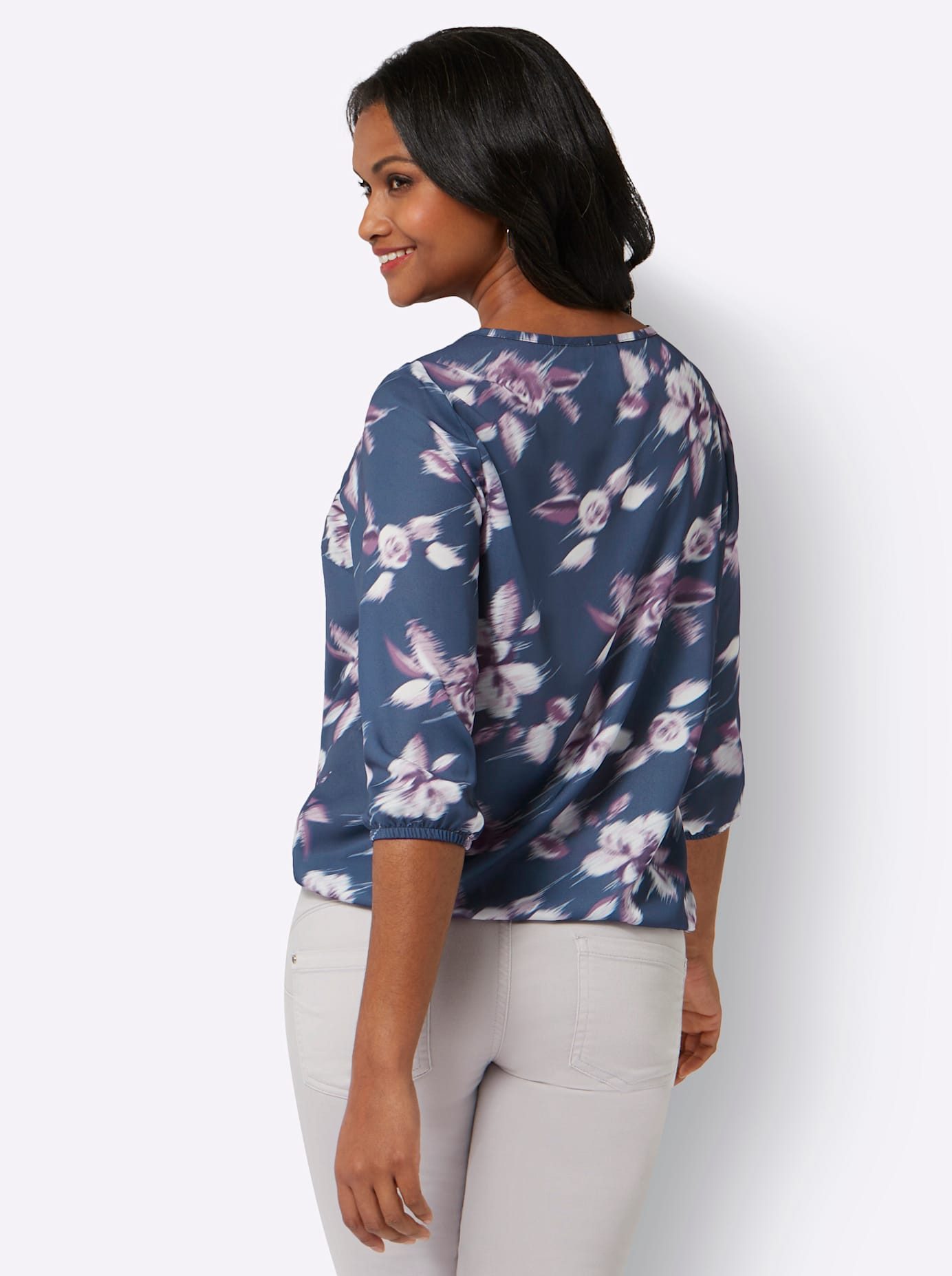 Lady Gedessineerde blouse