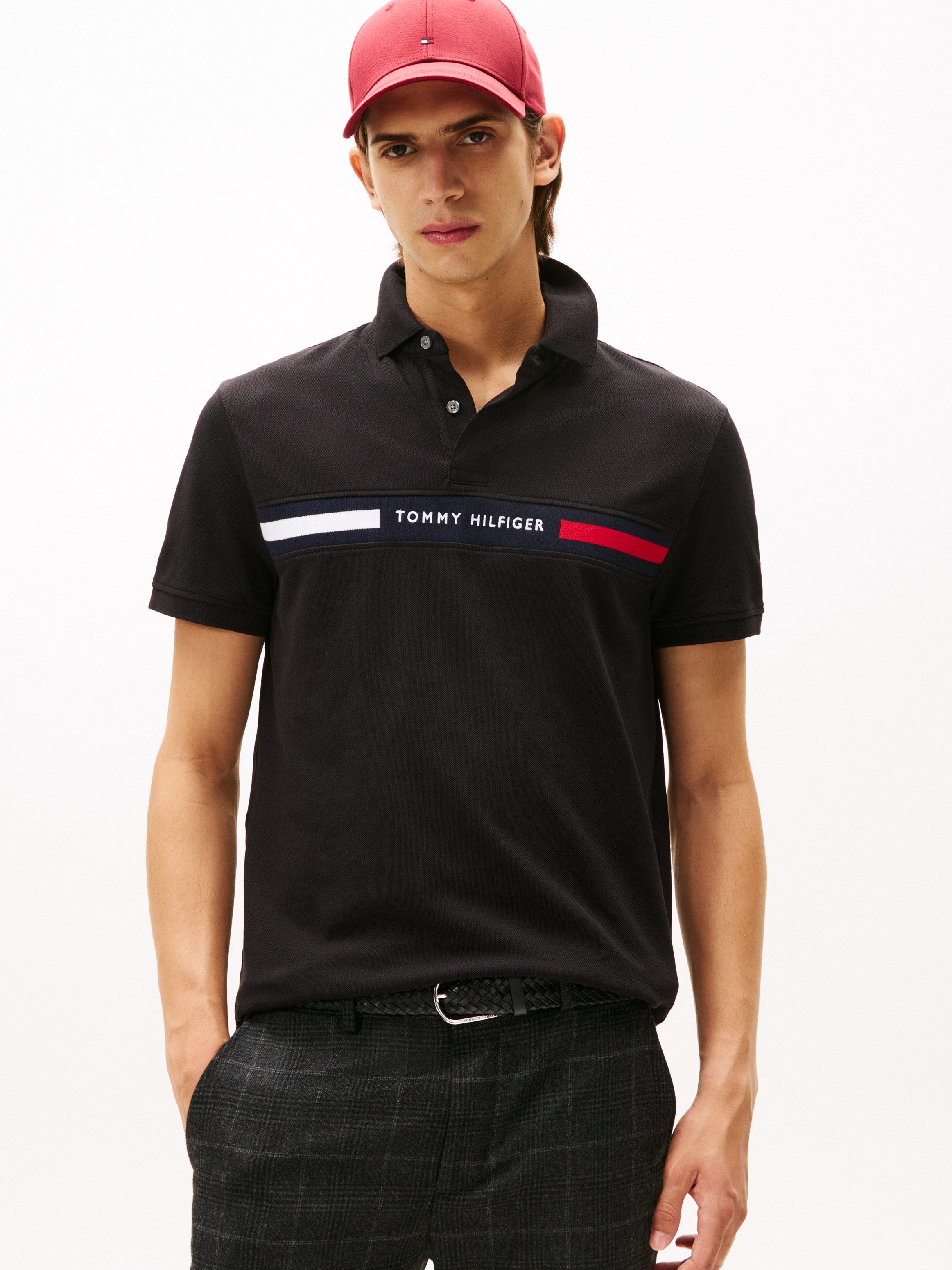 Tommy Hilfiger Poloshirt HILFIGER CHEST INSERT REG POLO
