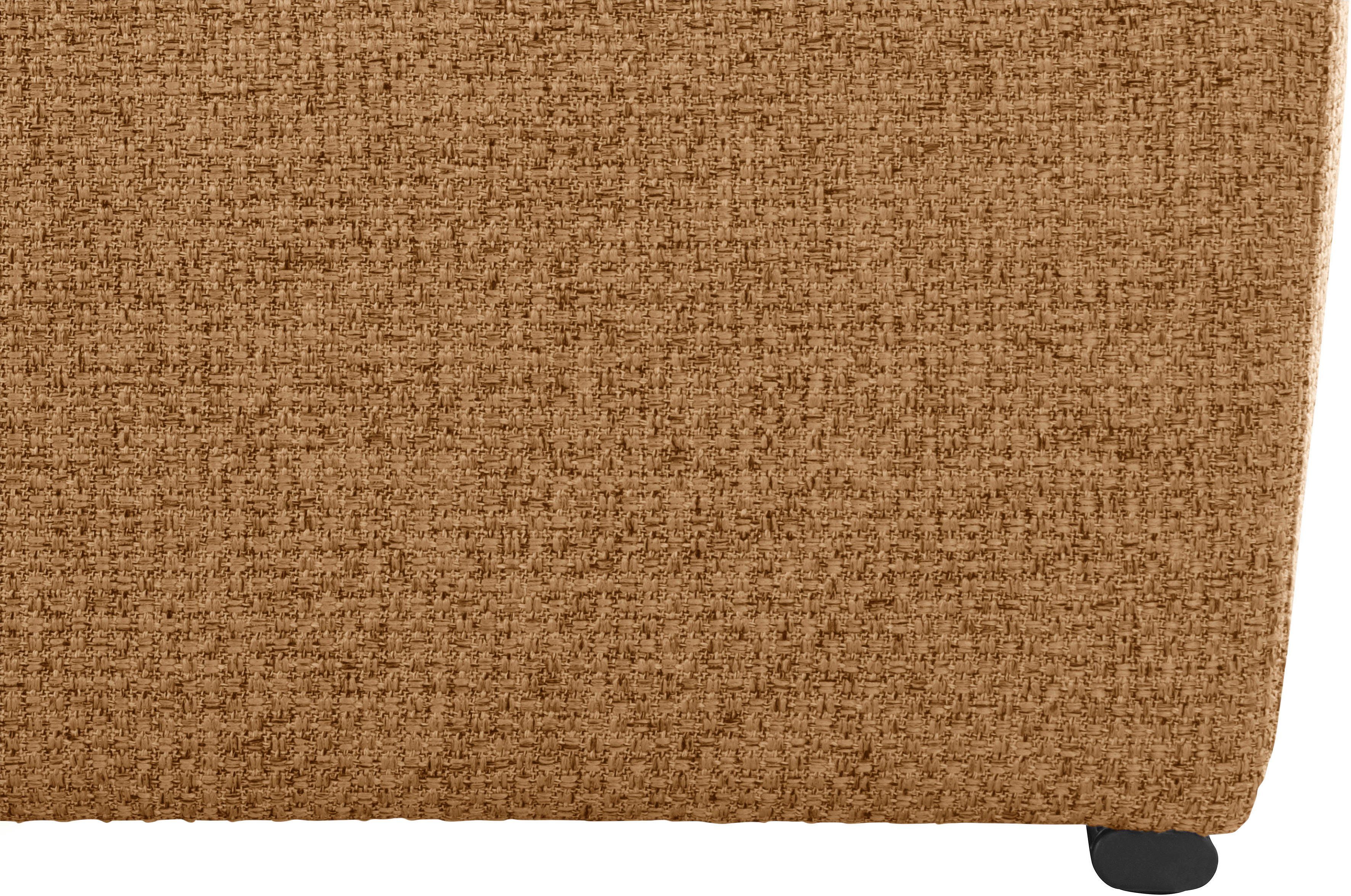 DOMO collection Hoekbank Lagoa, moderne zittingstikking, comfortabel en comfortabel, L-Vorm naar keuze met slaapfunctie, vrij plaatsbaar, grote veelvoud aan kleuren