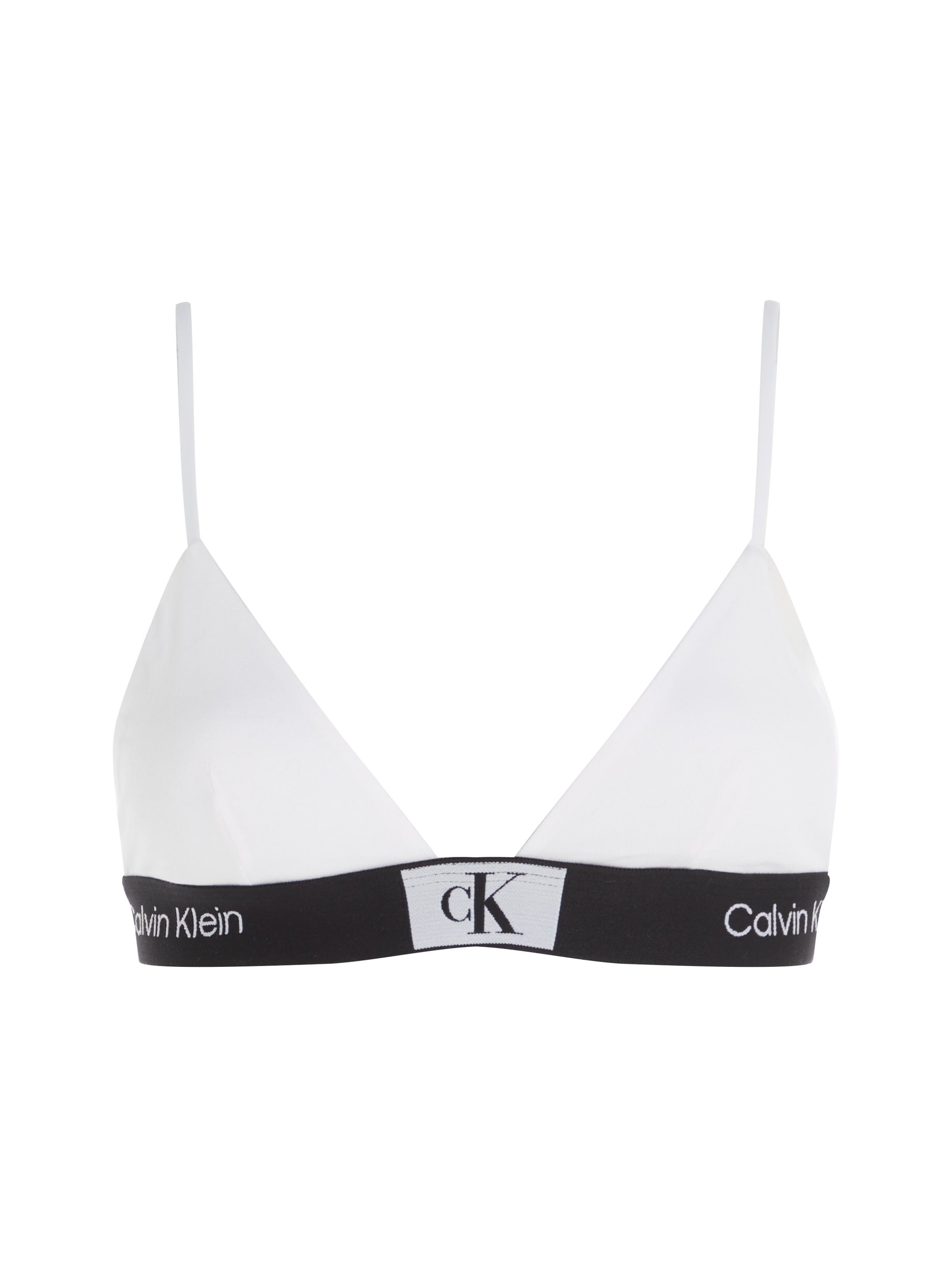 Calvin Klein Bralette-bh UNLINED TRIANGLE met klassieke tailleband met ck logo