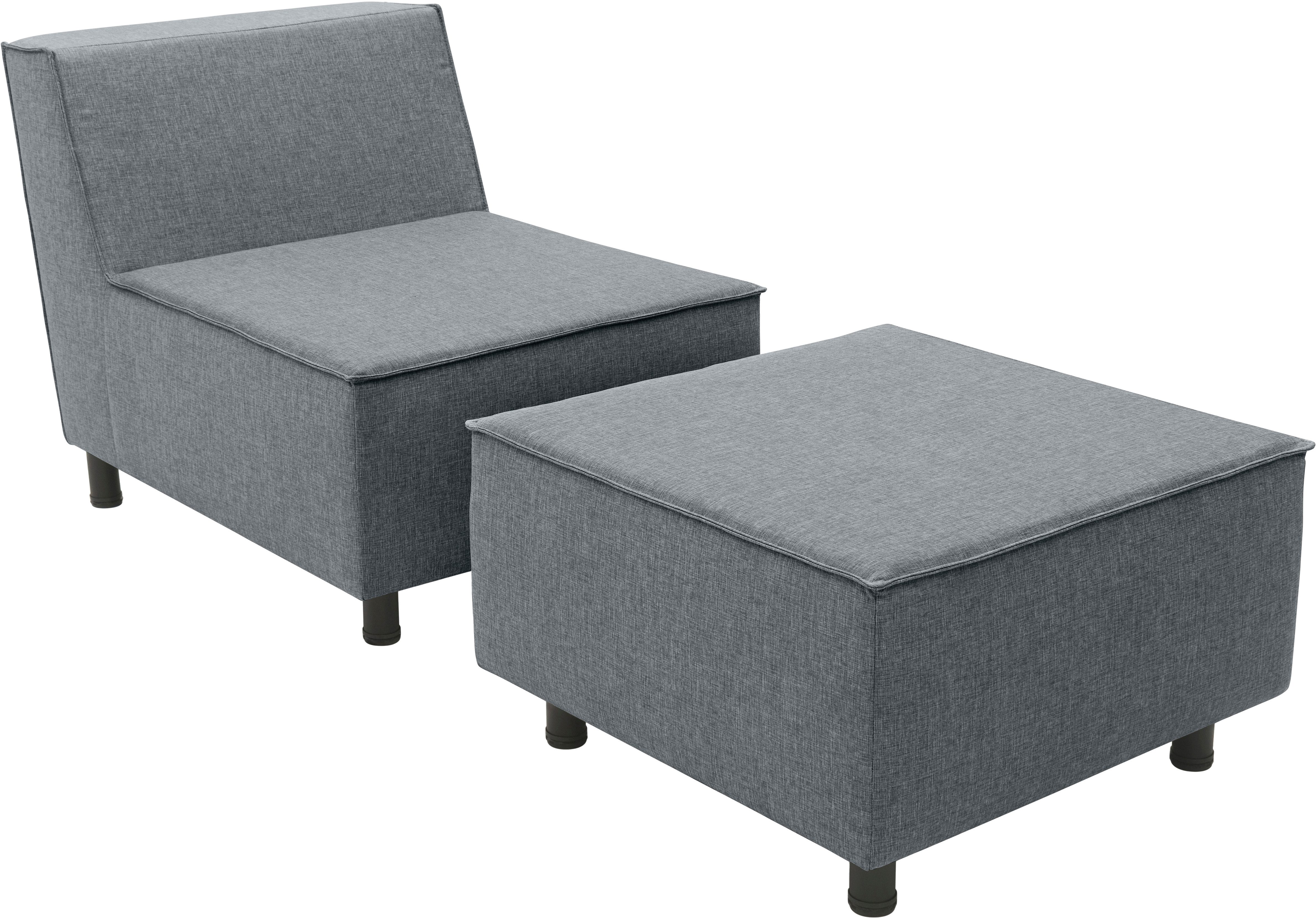 DOMO collection Sofaelement Sonna, individueel samen te stellen Enkele elementen voor terras, tuin en balkon, speciaal voor buiten