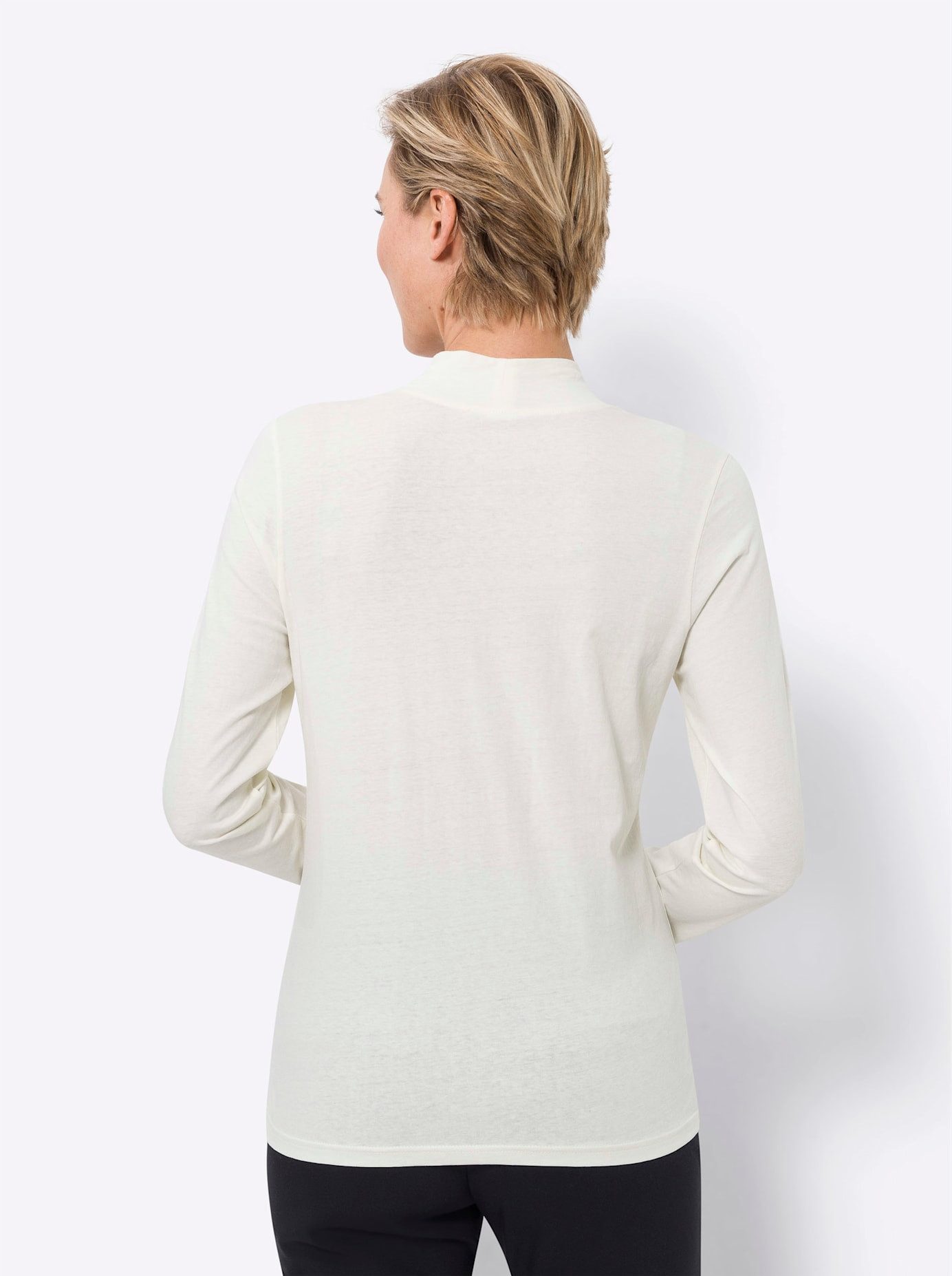 Classic Basics Shirt met staande kraag Shirt met opstaand kraagje (1-delig)