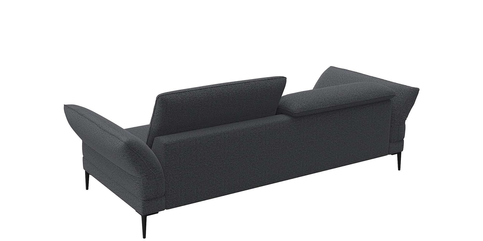FLEXLUX 3-zitsbank Salino, functie-sofa, relaxsofa Bank met arm- en hoofdeinde verstellingen, koudschuim & staalgolven