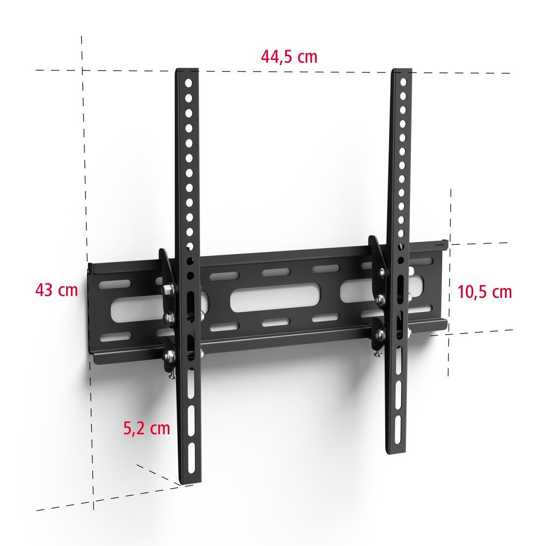 Hama Tv-wandhouder Wandbeugel (kantelbaar, 32" - 75", VESA 400x400)