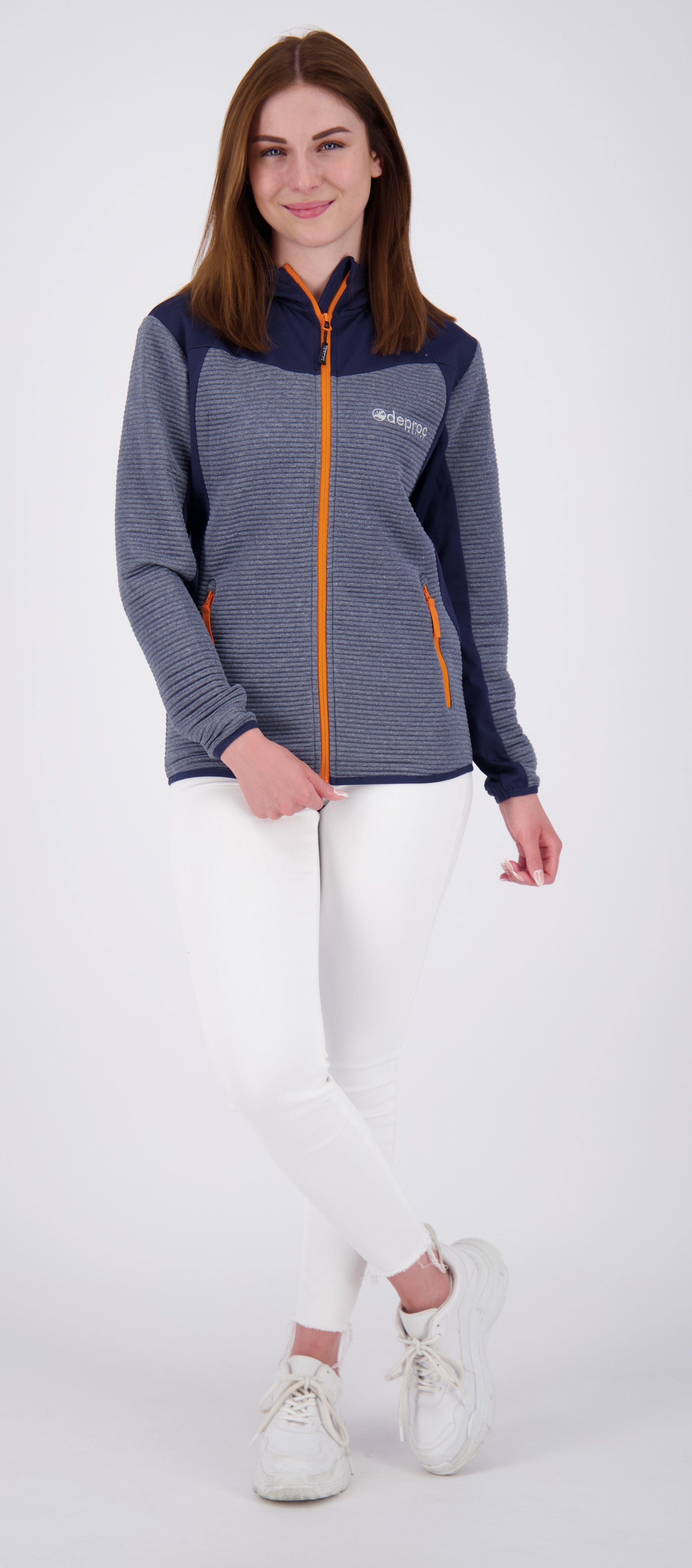 DEPROC Active Gebreid fleecejack ELM WOMEN