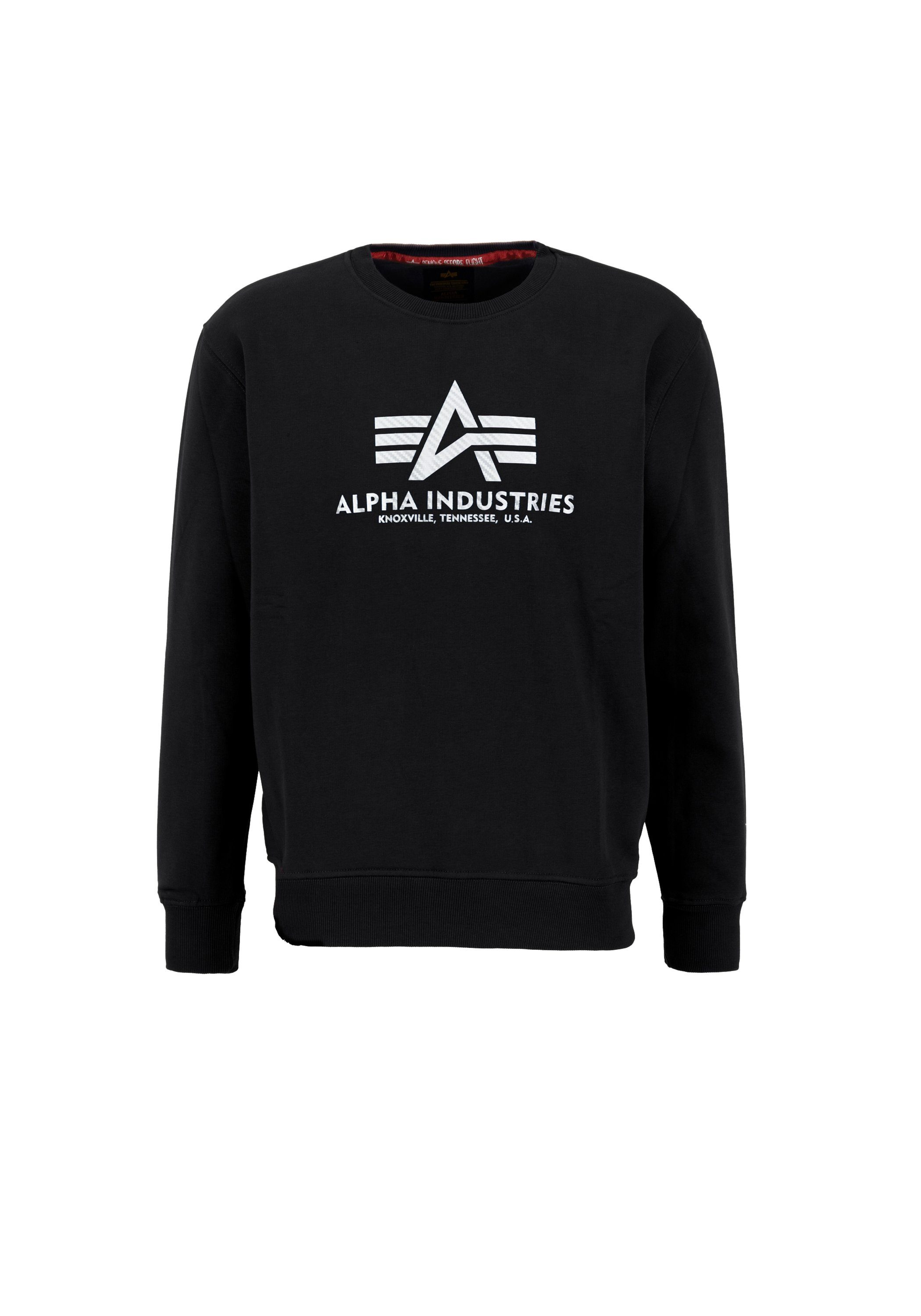 Alpha Industries Sweater ALPHA INDUSTRIES Men Sweatshirts Basic Sweater Carbon