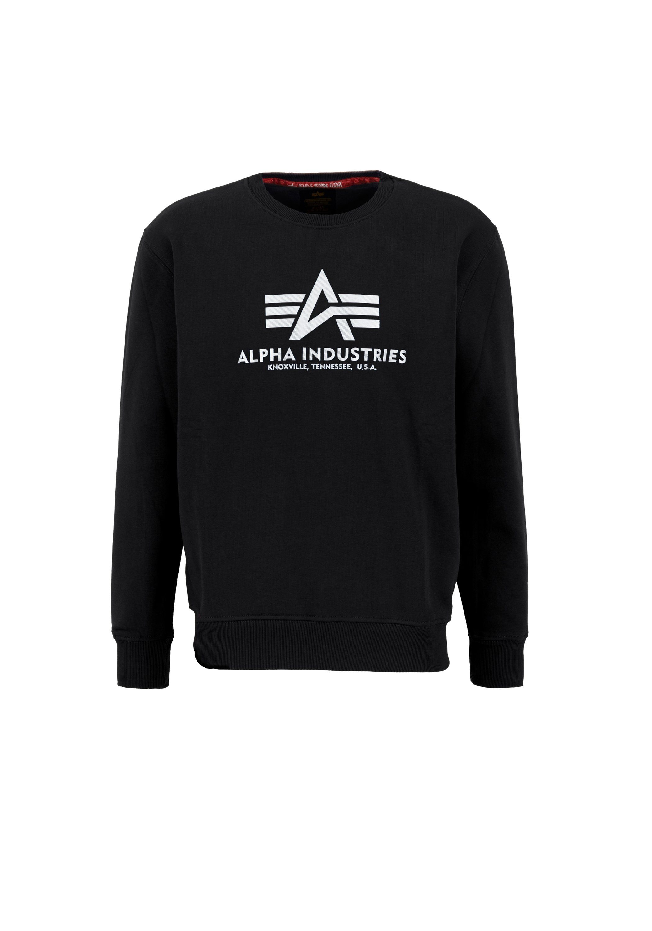 Alpha Industries Sweater  Men - Sweatshirts Basic Sweater Carbon