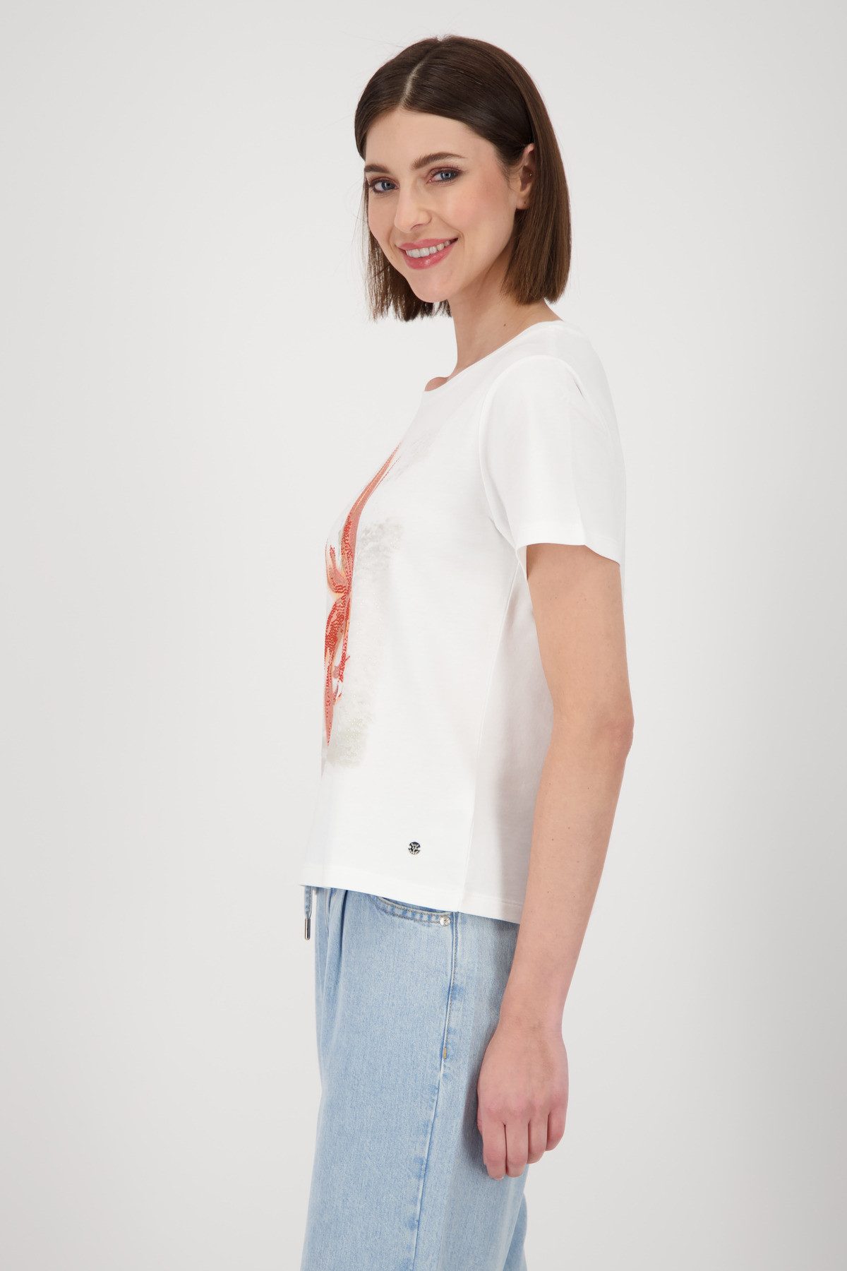 Monari Shirt met ronde hals Met een ronde hals