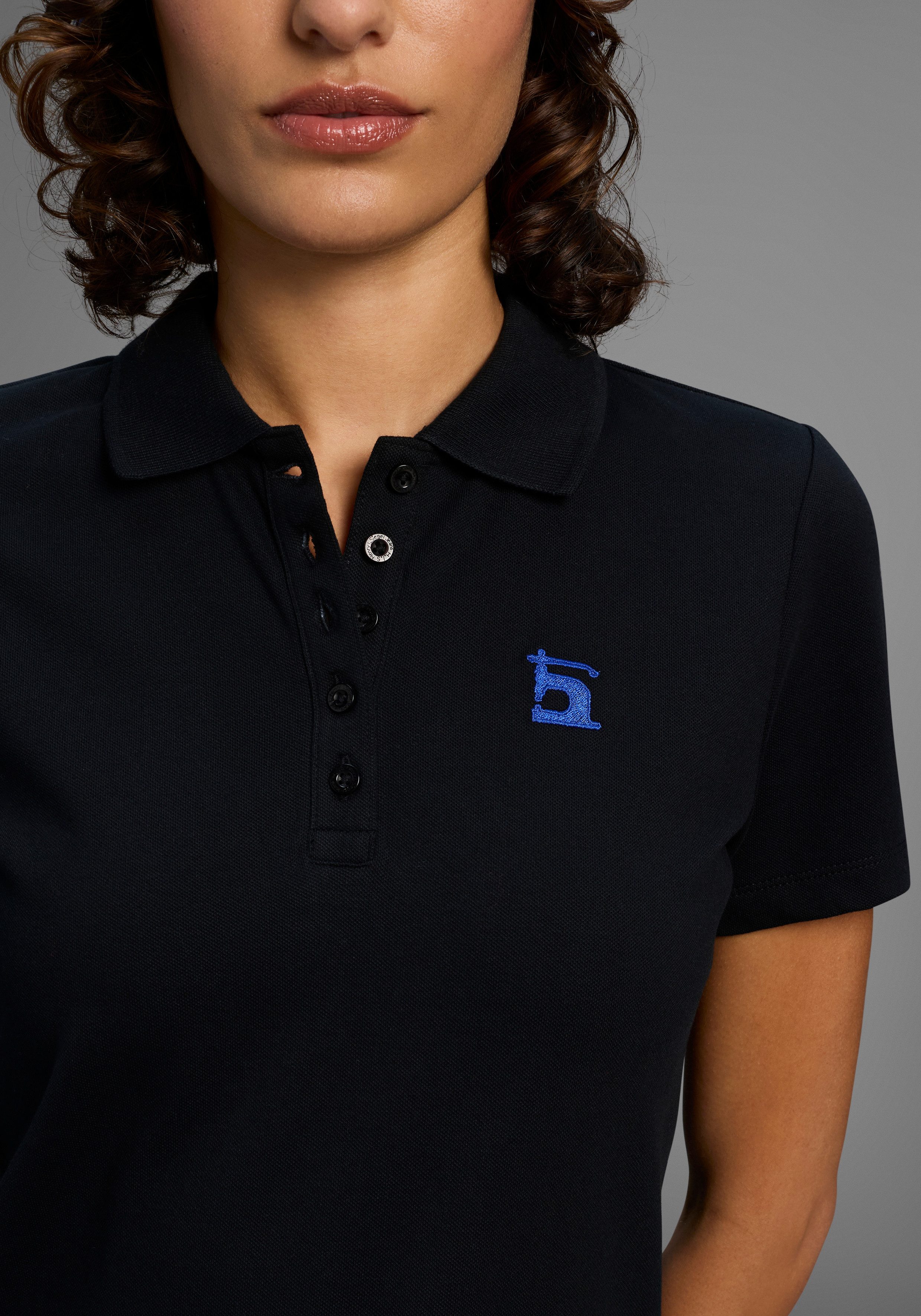 H.I.S Poloshirt zeer figuurvolgende pasvorm, klassieke polokraag