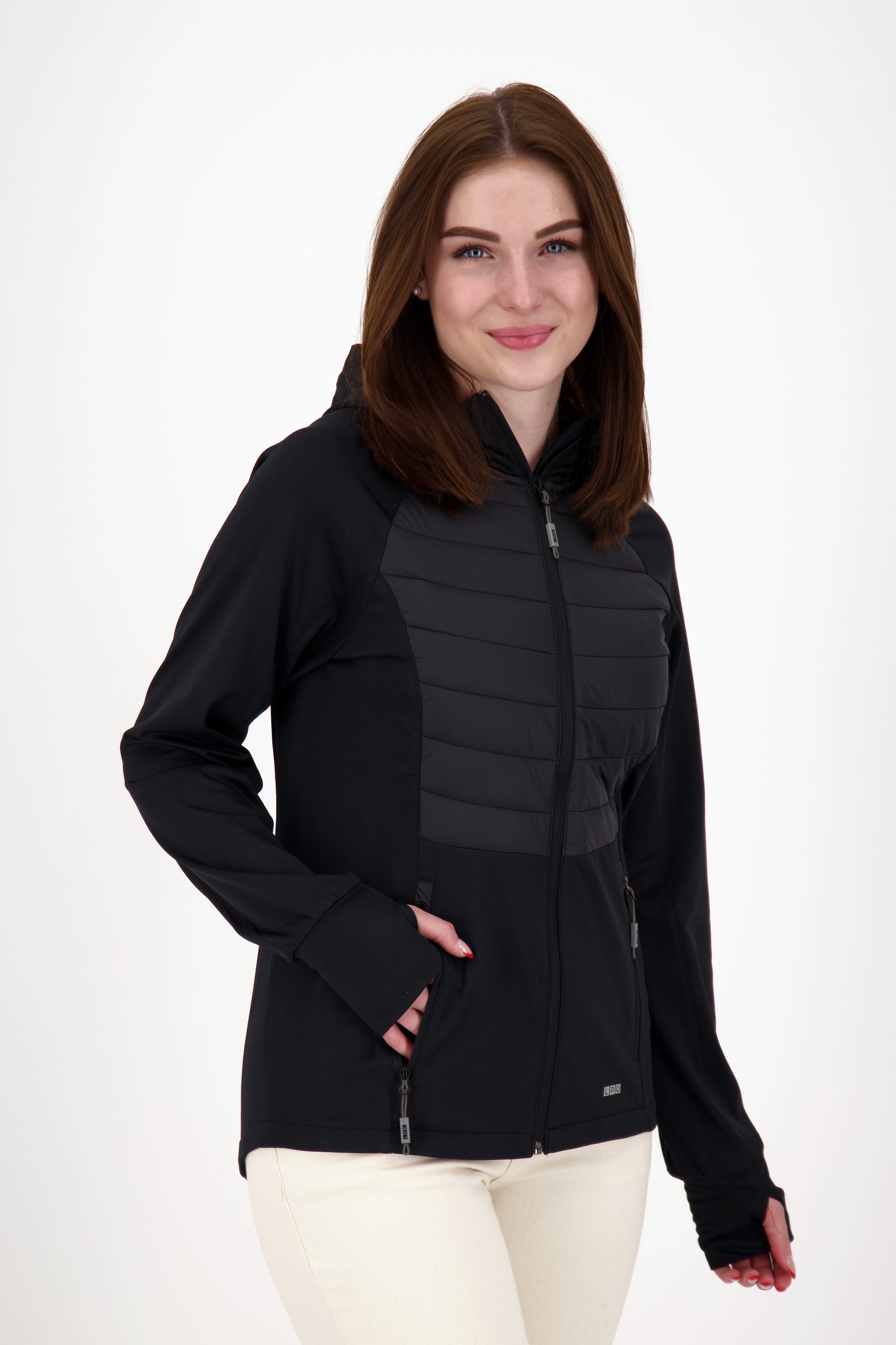 DEPROC Active Gebreid fleecejack ELMCOURT V WOMEN