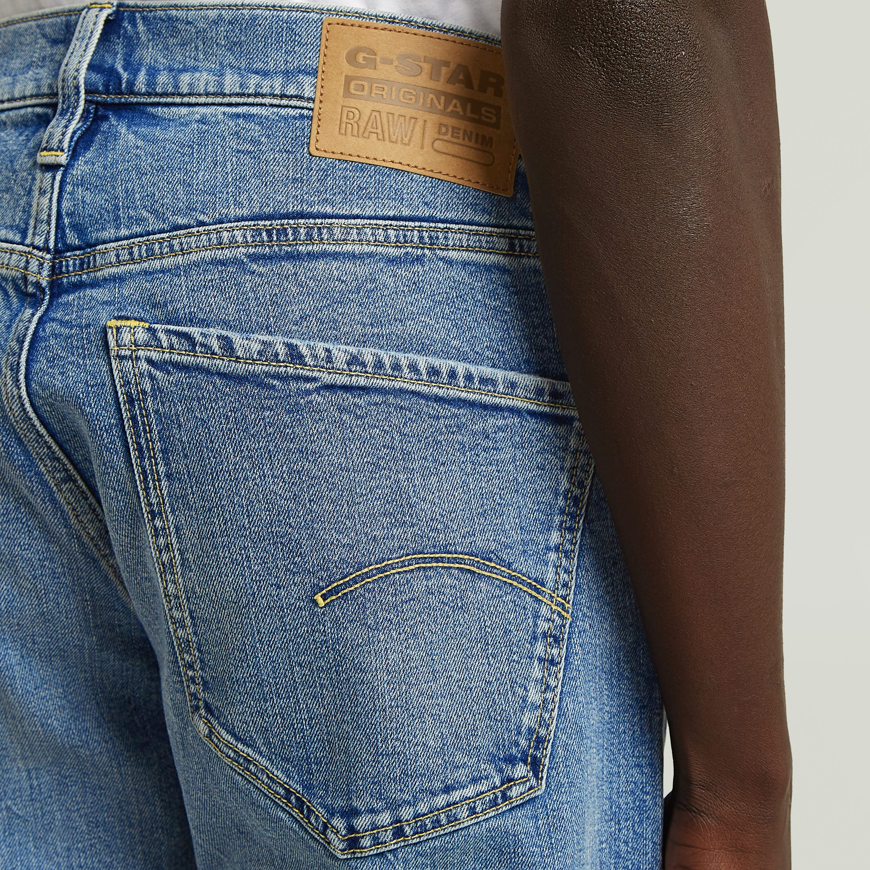 G-Star RAW Straight jeans Mosa Straight met lichte naden