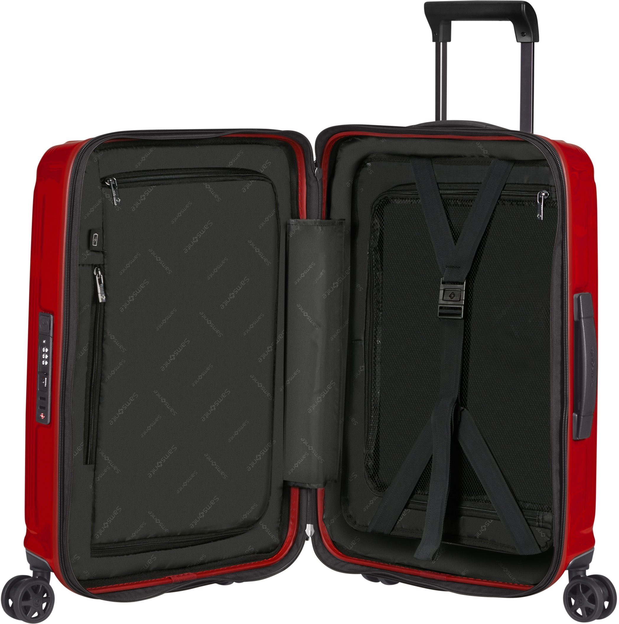 Samsonite Hardshell-trolley NUON verschillende maten en kleuren Handbagage-koffer trolley reisbagage TSA-cijferslot USB-poort