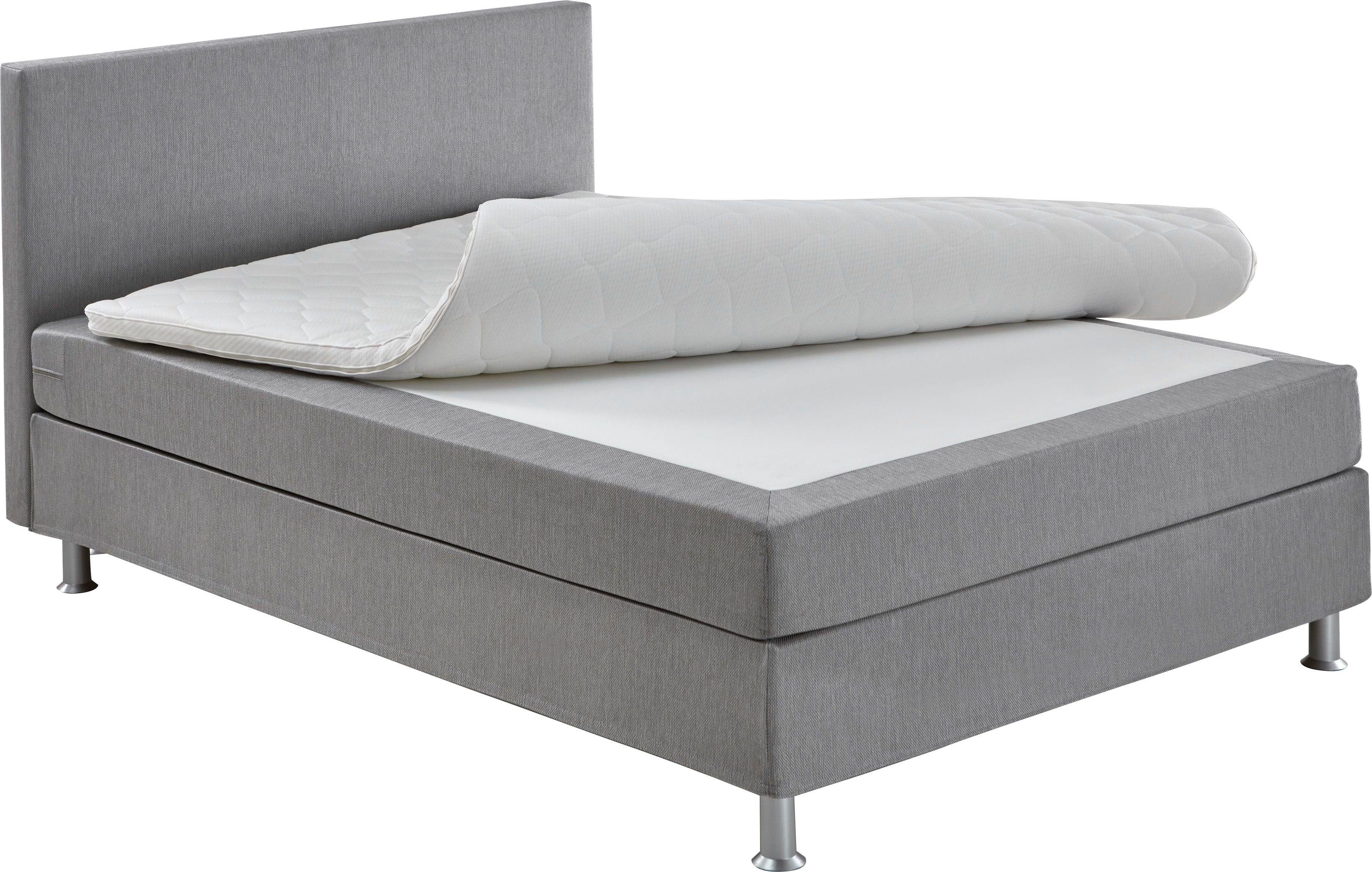 ATLANTIC home collection Boxspring Edison inclusief bonell-binnenveringsmatras en topmatras