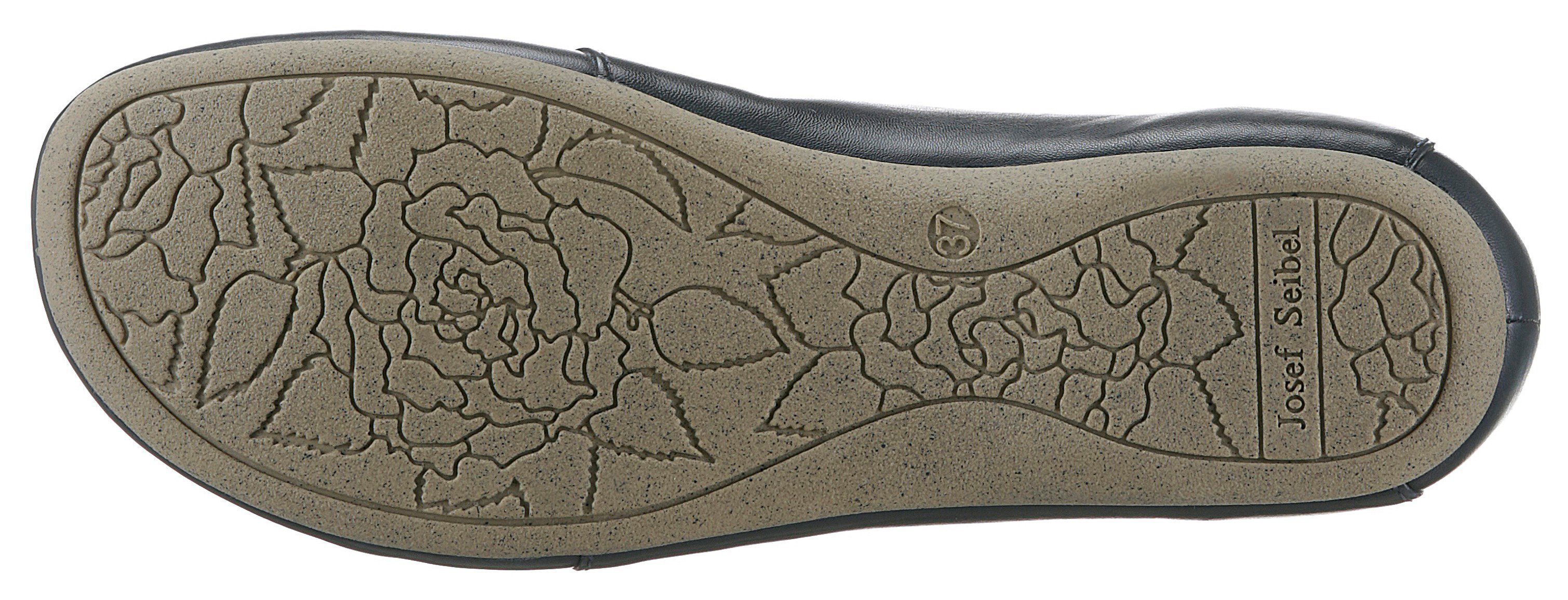 Josef Seibel Ballerina's met riempje Fiona 04 Slippers, sandalen, comfortschoenen met verfijnde elastische band