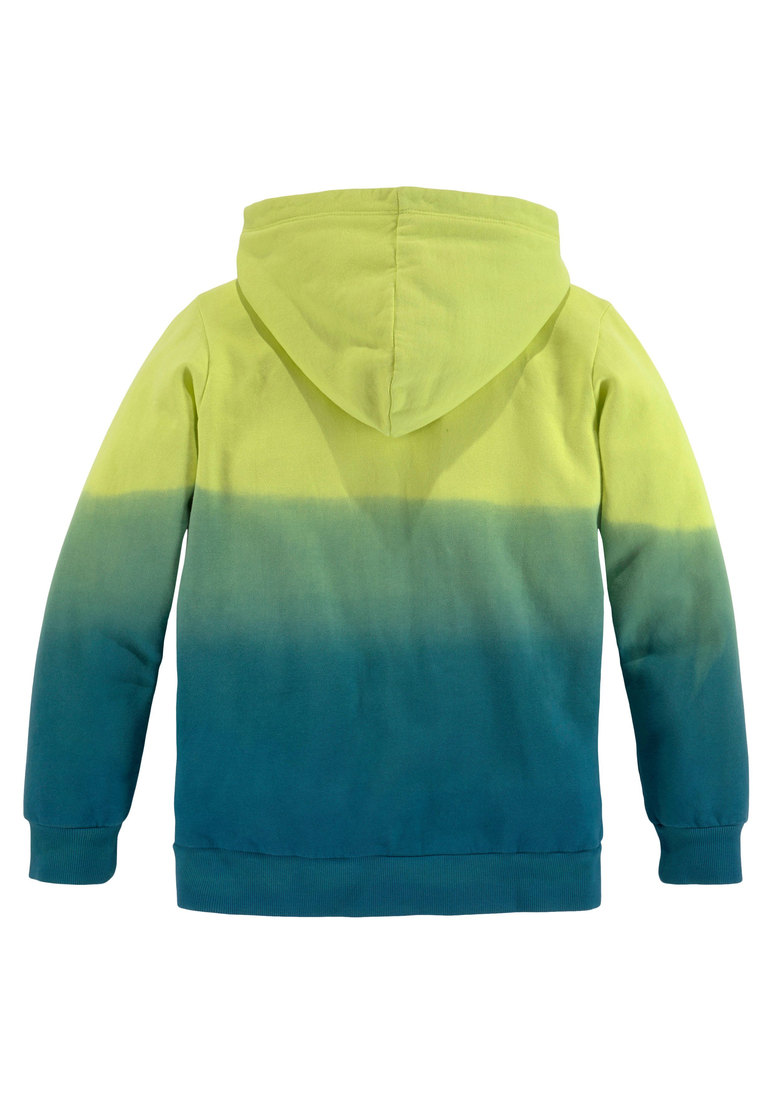 Chiemsee Hoodie LITTLE RAINBOW Lange mouwen, bedrukt, ronde hals, van 100% katoen
