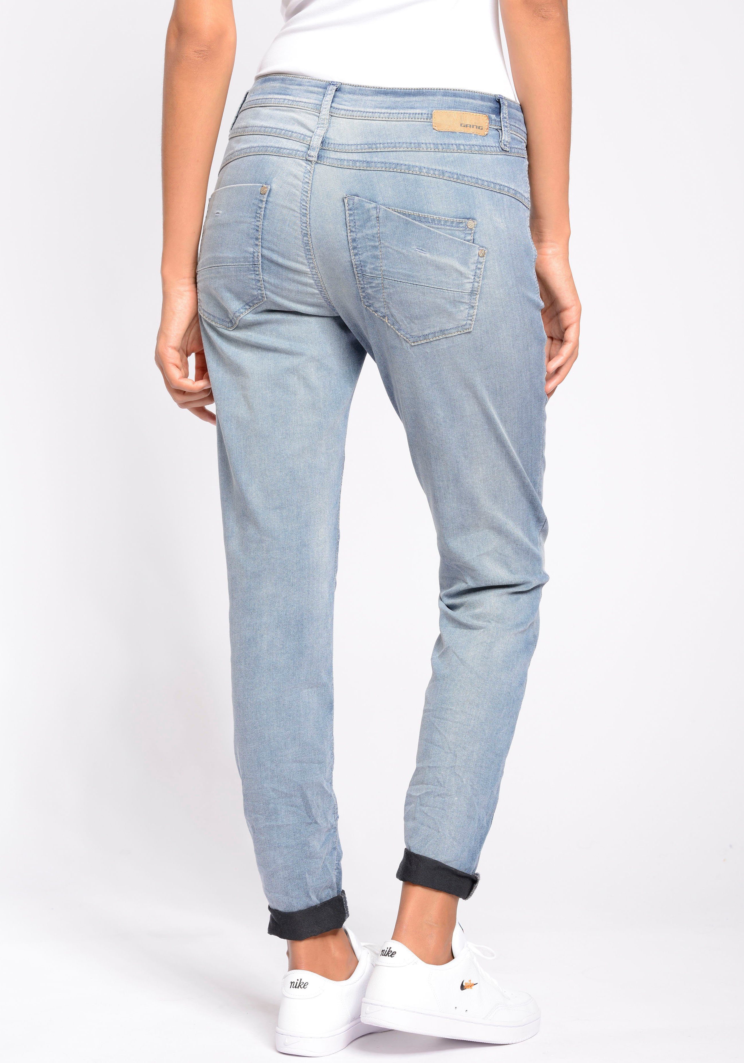 GANG Relax fit jeans 94AMELIE in coole used-wassing