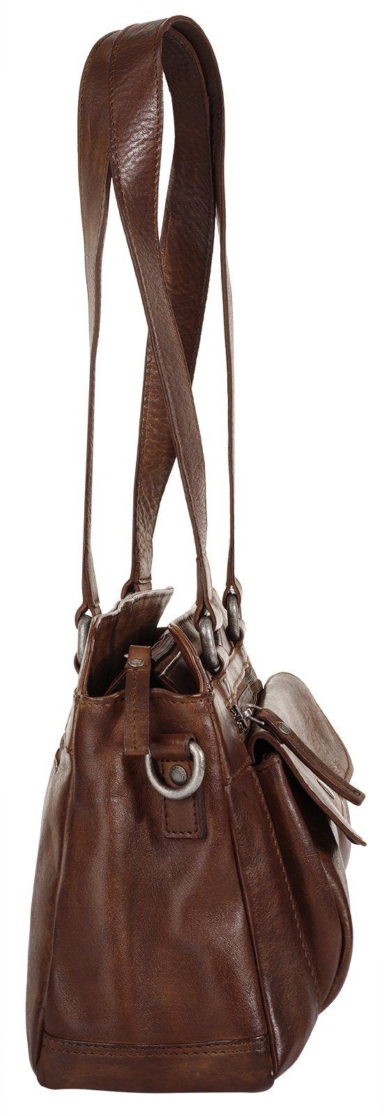 Spikes & Sparrow Tas echt leder