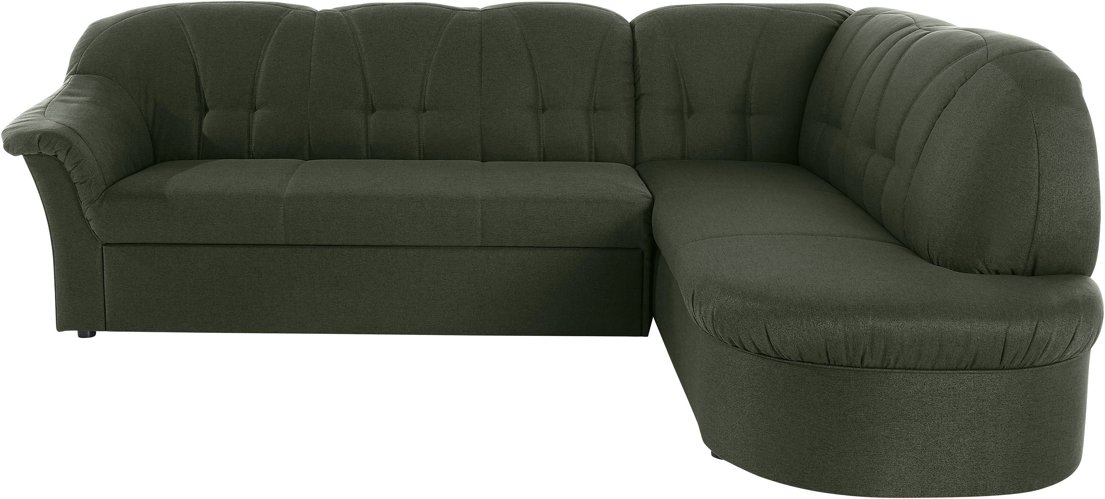 DOMO collection Hoekbank Pegnitz, elegante rugsteppingen, tijdloze vormtaal, L-vorm