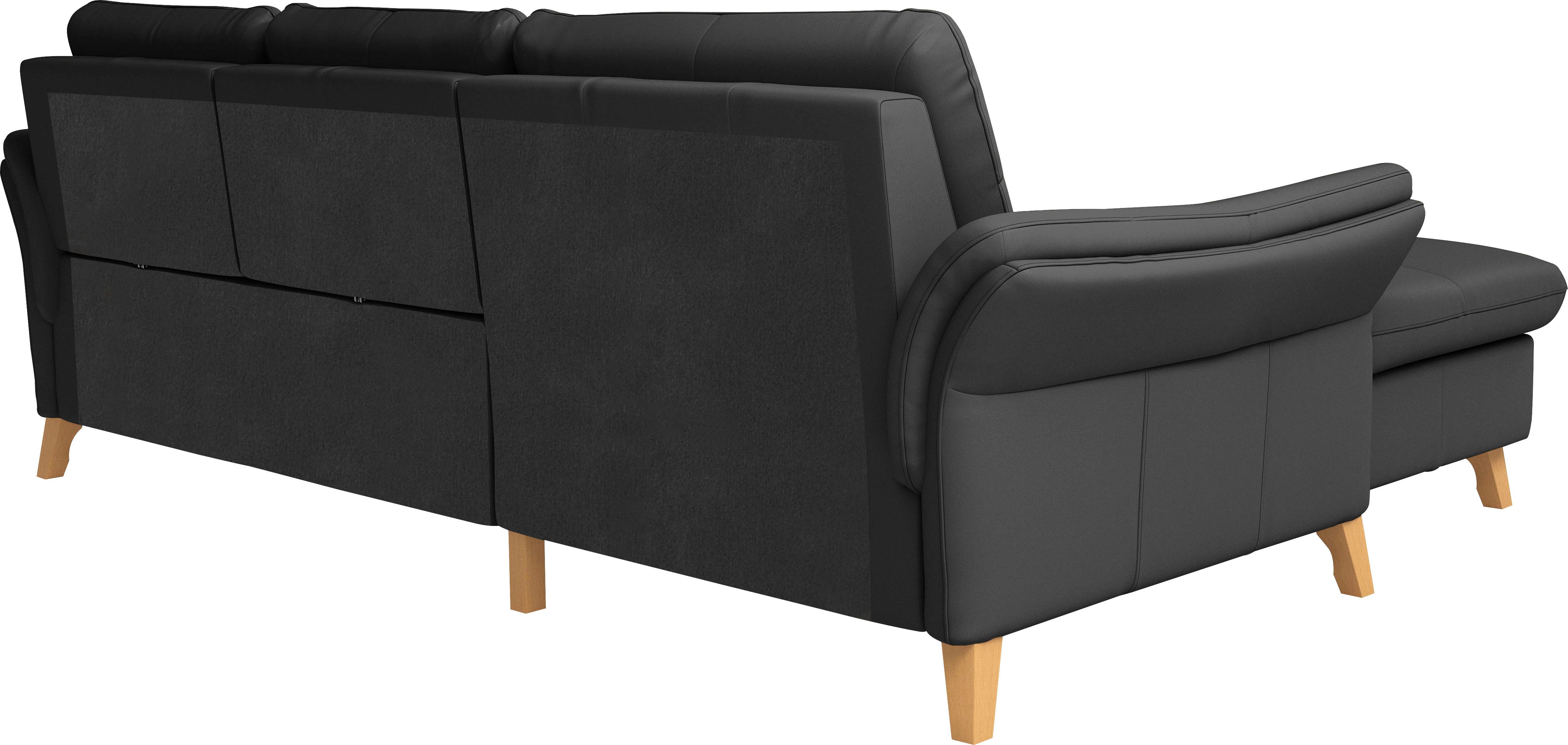 sit&more Hoekbank Göteborg Zitdiepteverstelling en binnenvering, naar keuze met slaapfunctie