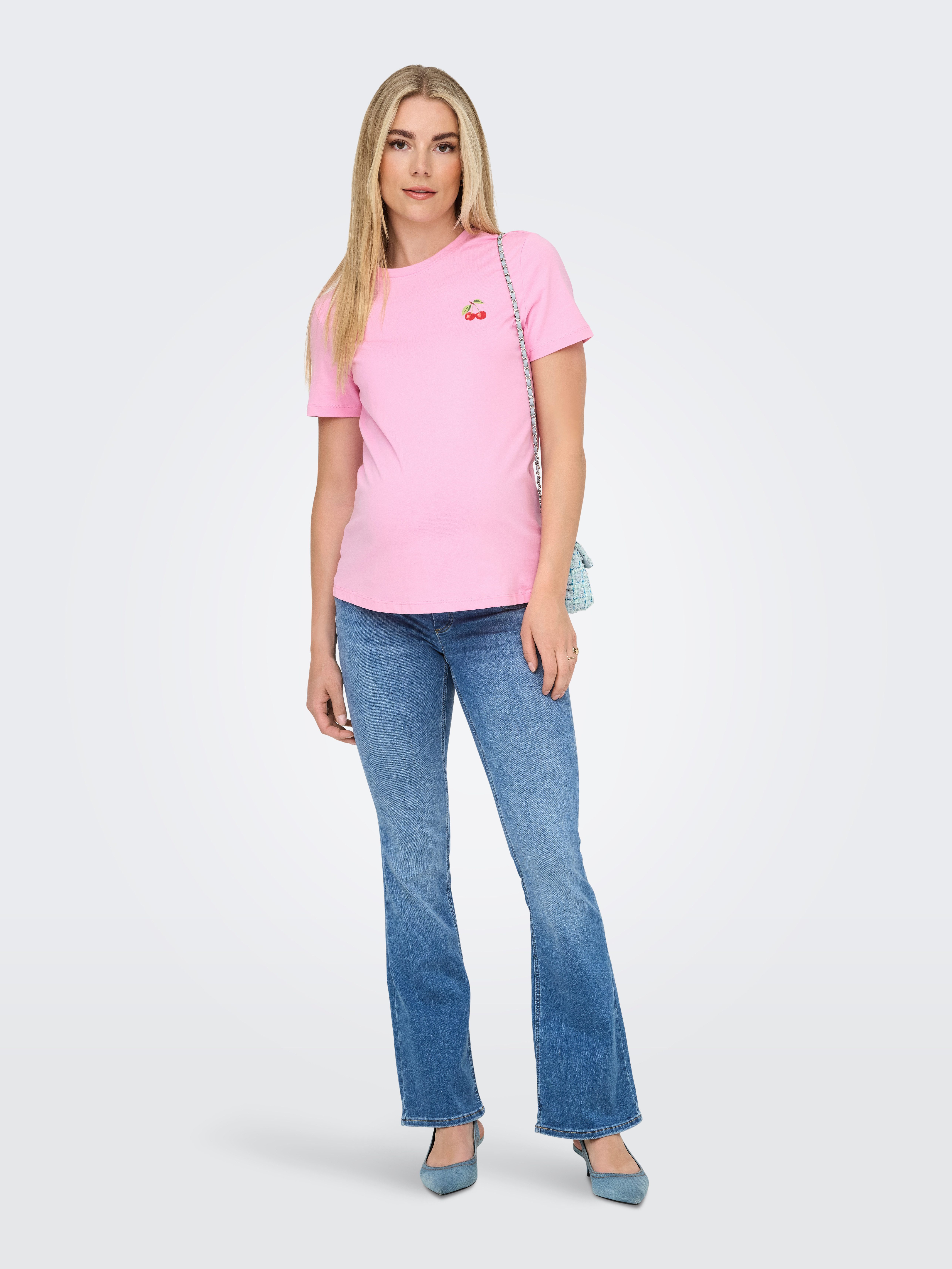ONLY MATERNITY Zwangerschapsjeans OLMBLUSH MID FLARED REA1319 NOOS
