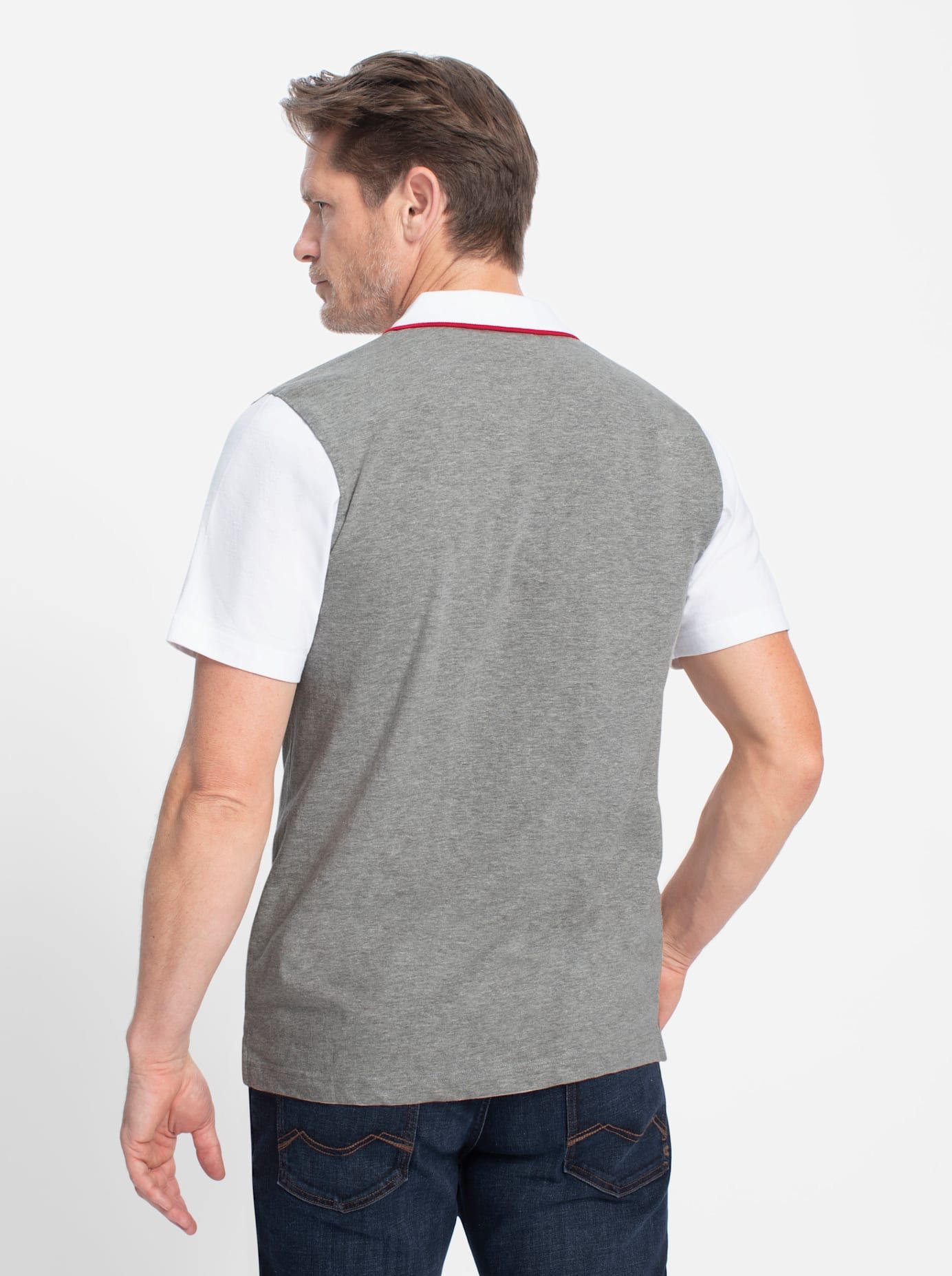 Marco Donati Shirt met korte mouwen Poloshirt met korte mouwen (1-delig)