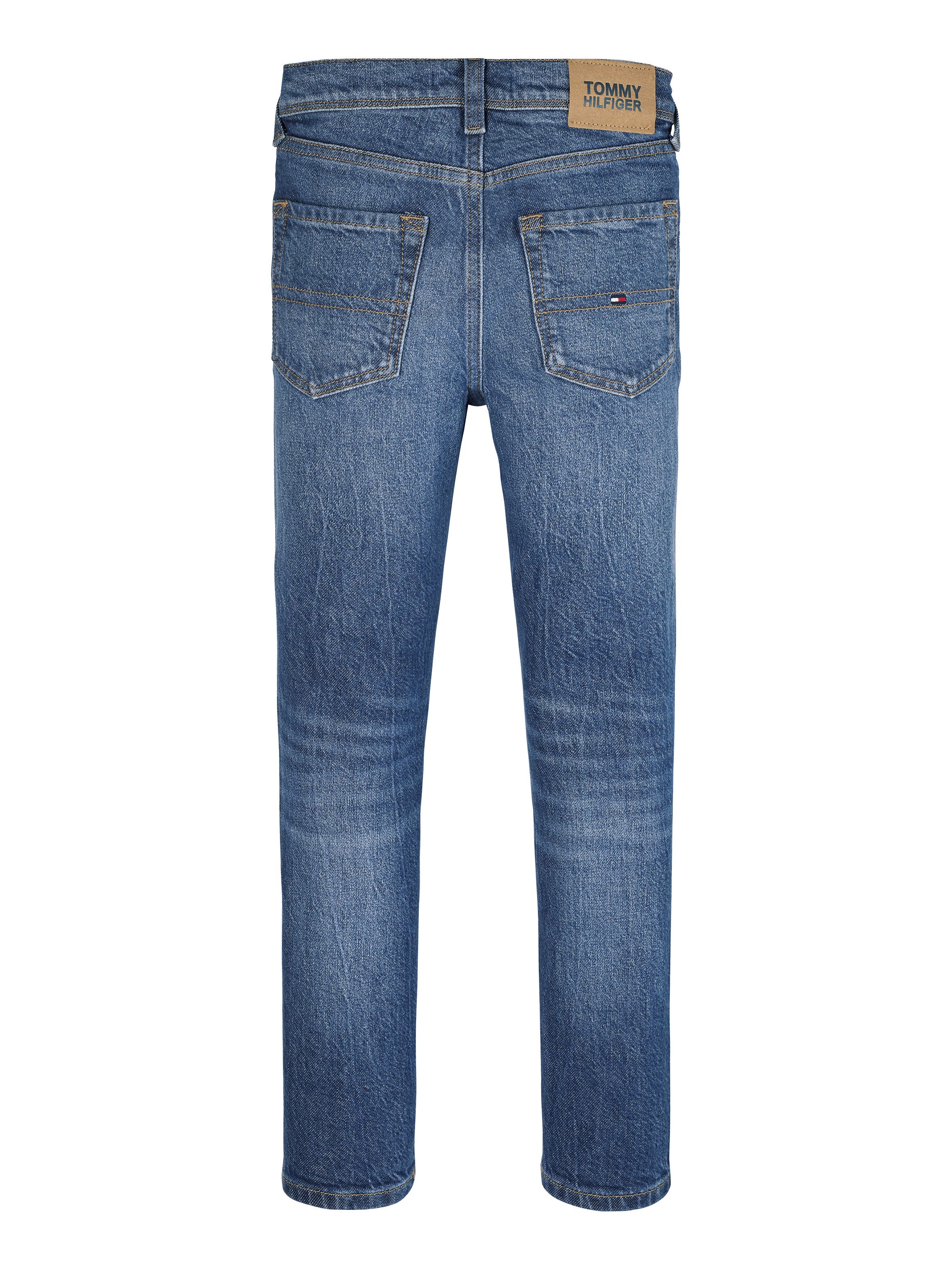 Tommy Hilfiger Straight jeans SCANTON Y met logo-borduursels, badge