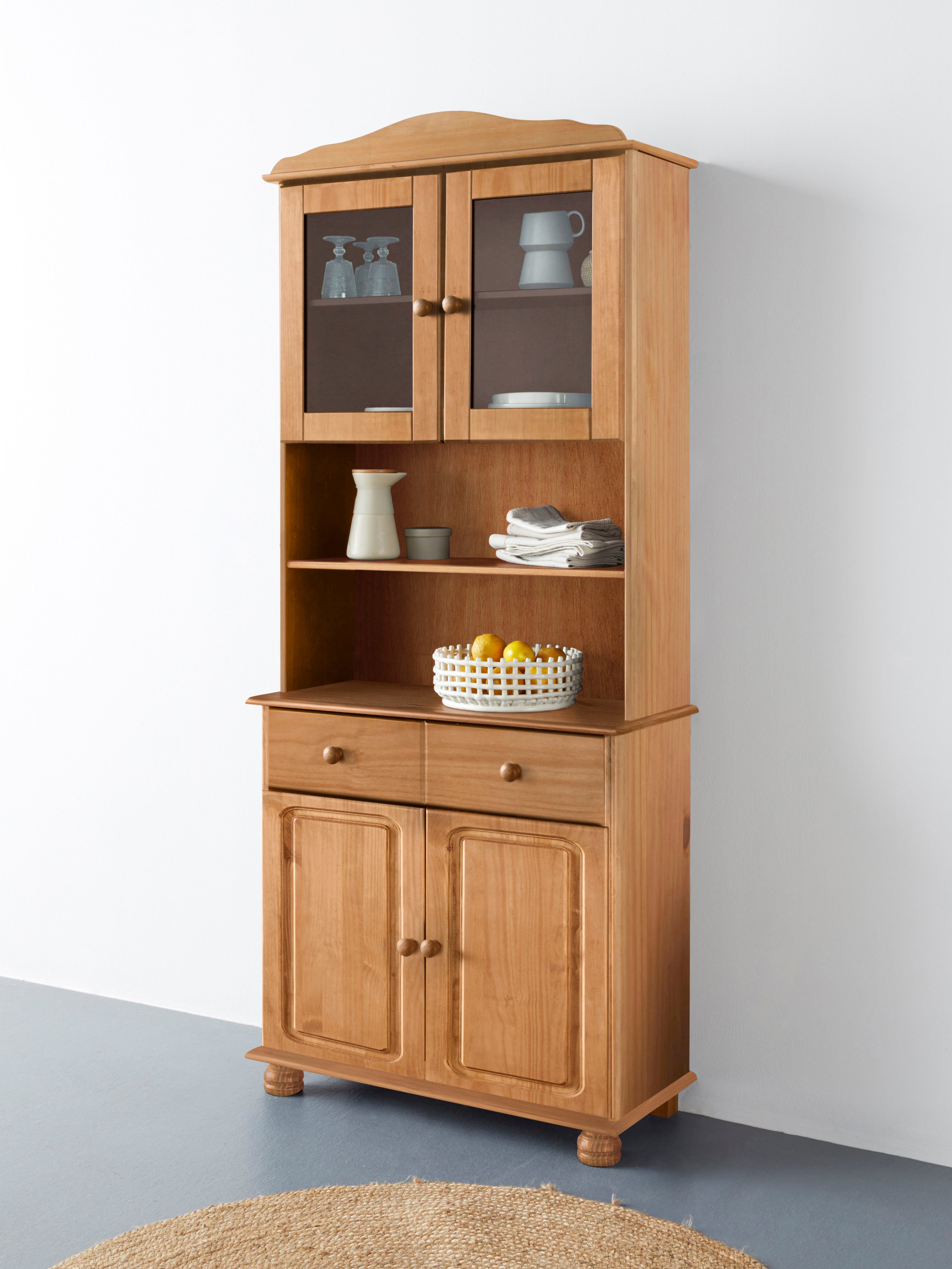 Home affaire Buffetkast Mette Met grote lade en veel bergruimte achter 4 deuren, hoogte 181cm (2-delig)