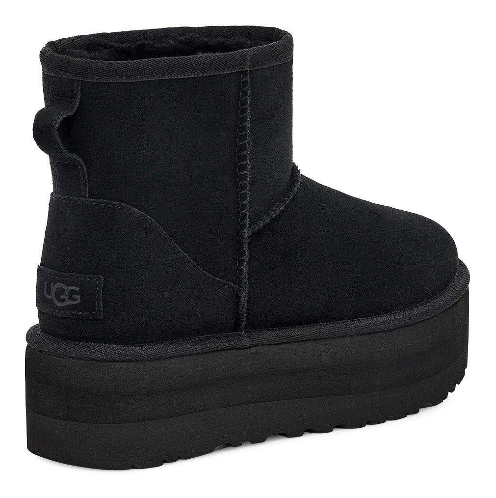 UGG Plateaulaarsjes Classic Mini Platform winterboots, plateau laarzen, instap laarzen om in te stappen