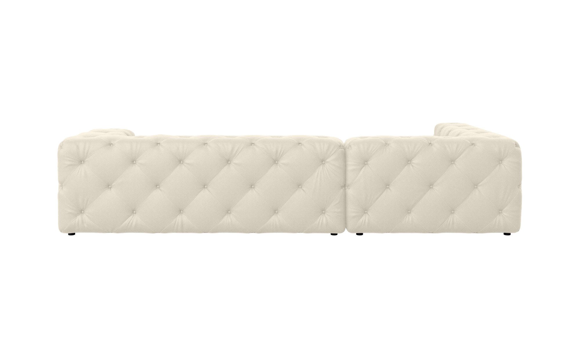 Places of Style Hoekbank FOLLINA L-vorm, met klassieke Chesterfield-knoopstiksels