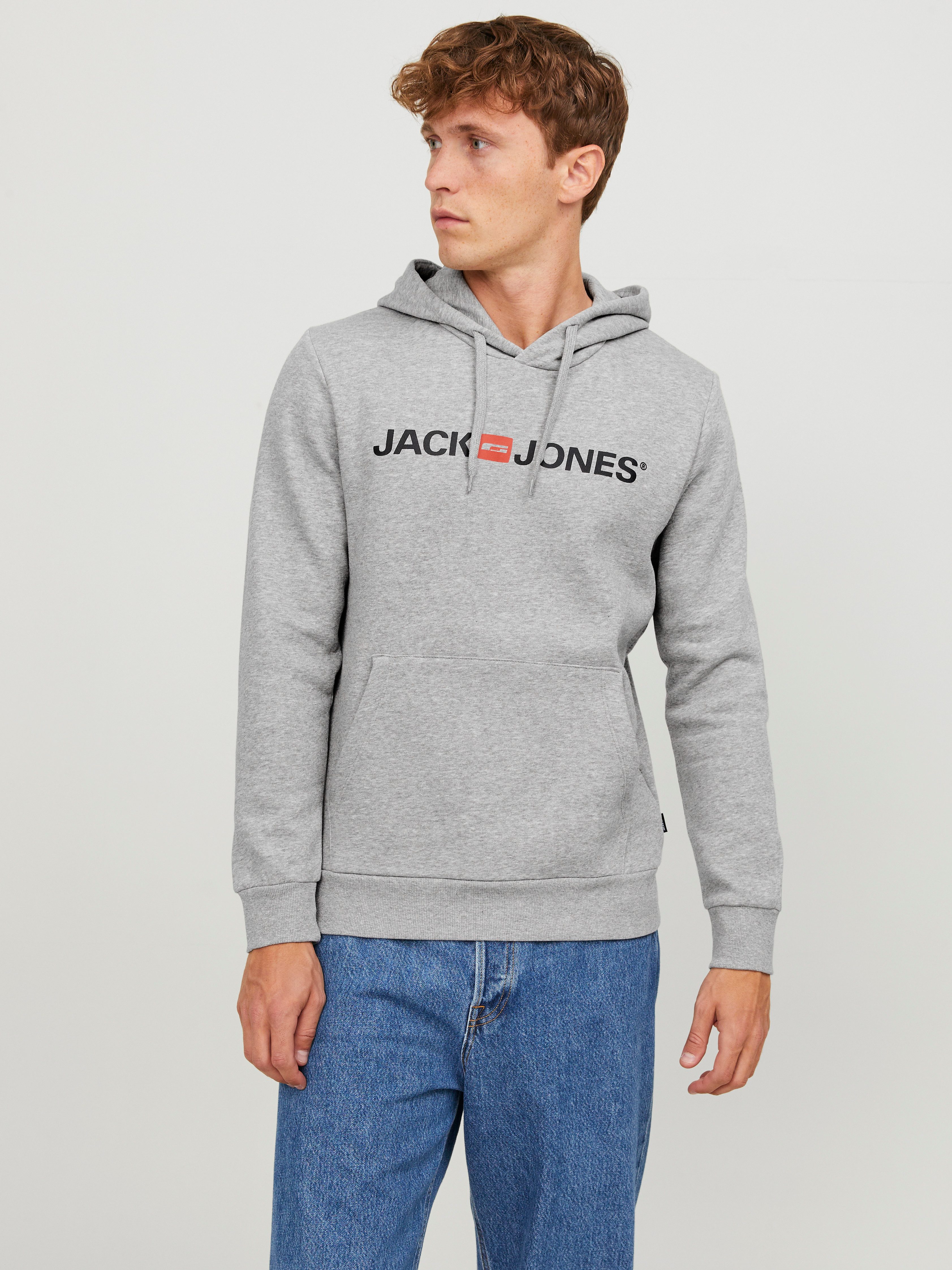 Jack & Jones Hoodie JJECORP Hoodie met logo en hoog draagcomfort