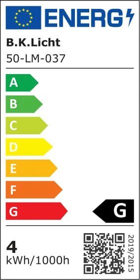 B.K.Licht Led-verlichting BK_LM1404 LED lichtbron 2-delige set E27 A75 (2 stuks)