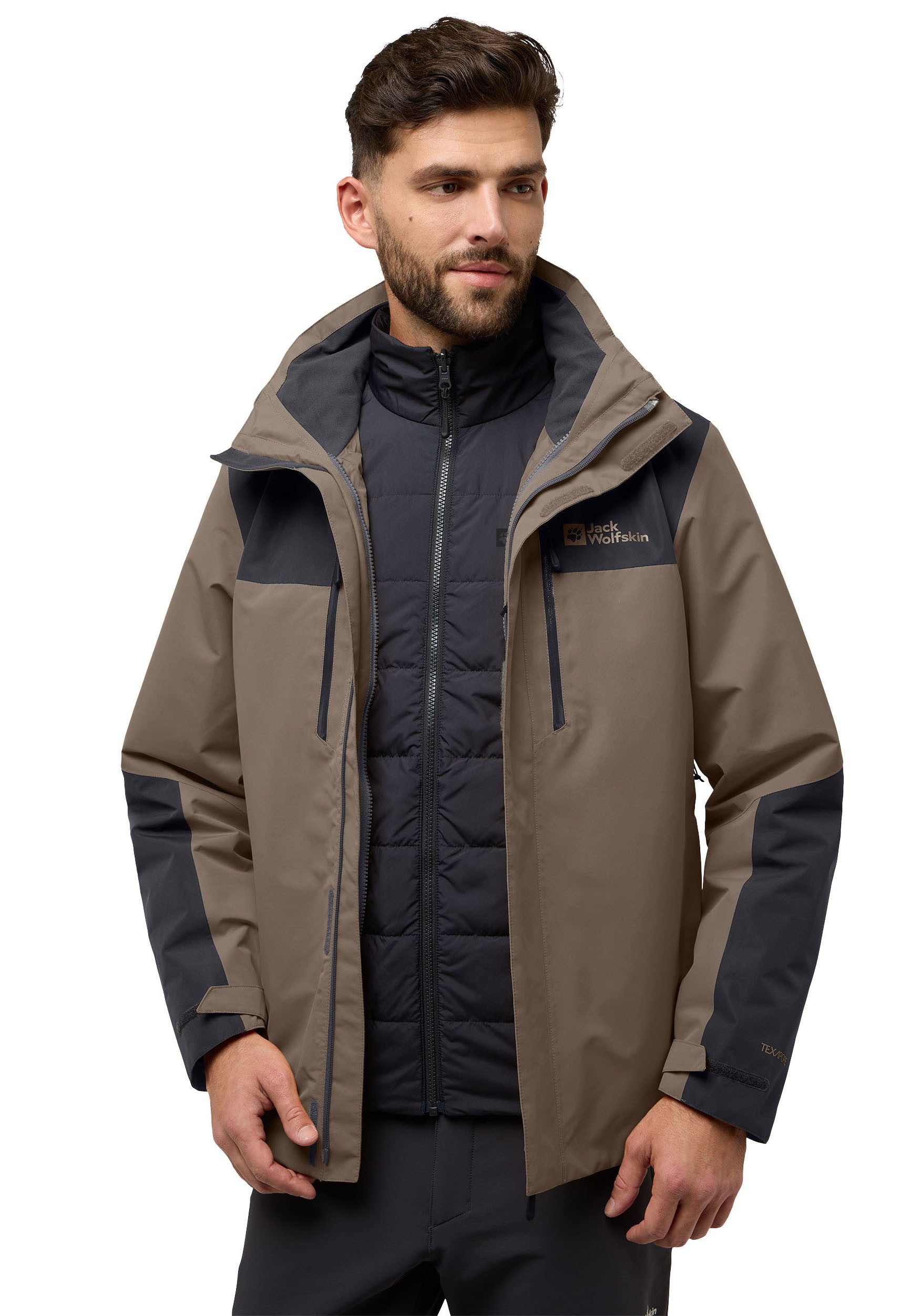 Jack Wolfskin Functioneel 3-in-1-jack Functiejack JASPER 3IN1
