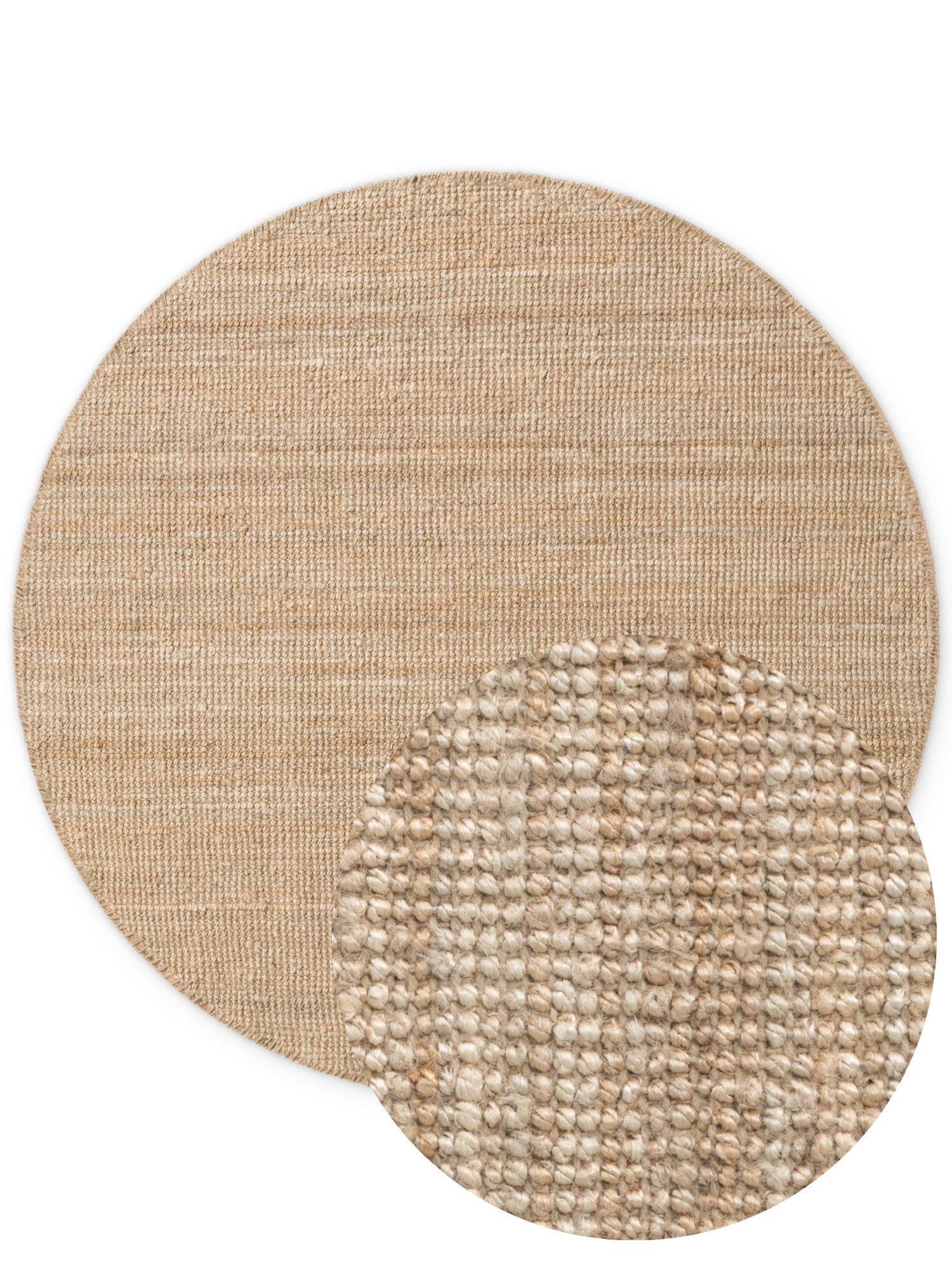 HANSE Home Vloerkleed Jaipur jute tapijt, als loper en rond 100% natuurlijke vezel, woonkamer, eetkamer, slaapkamer, grs