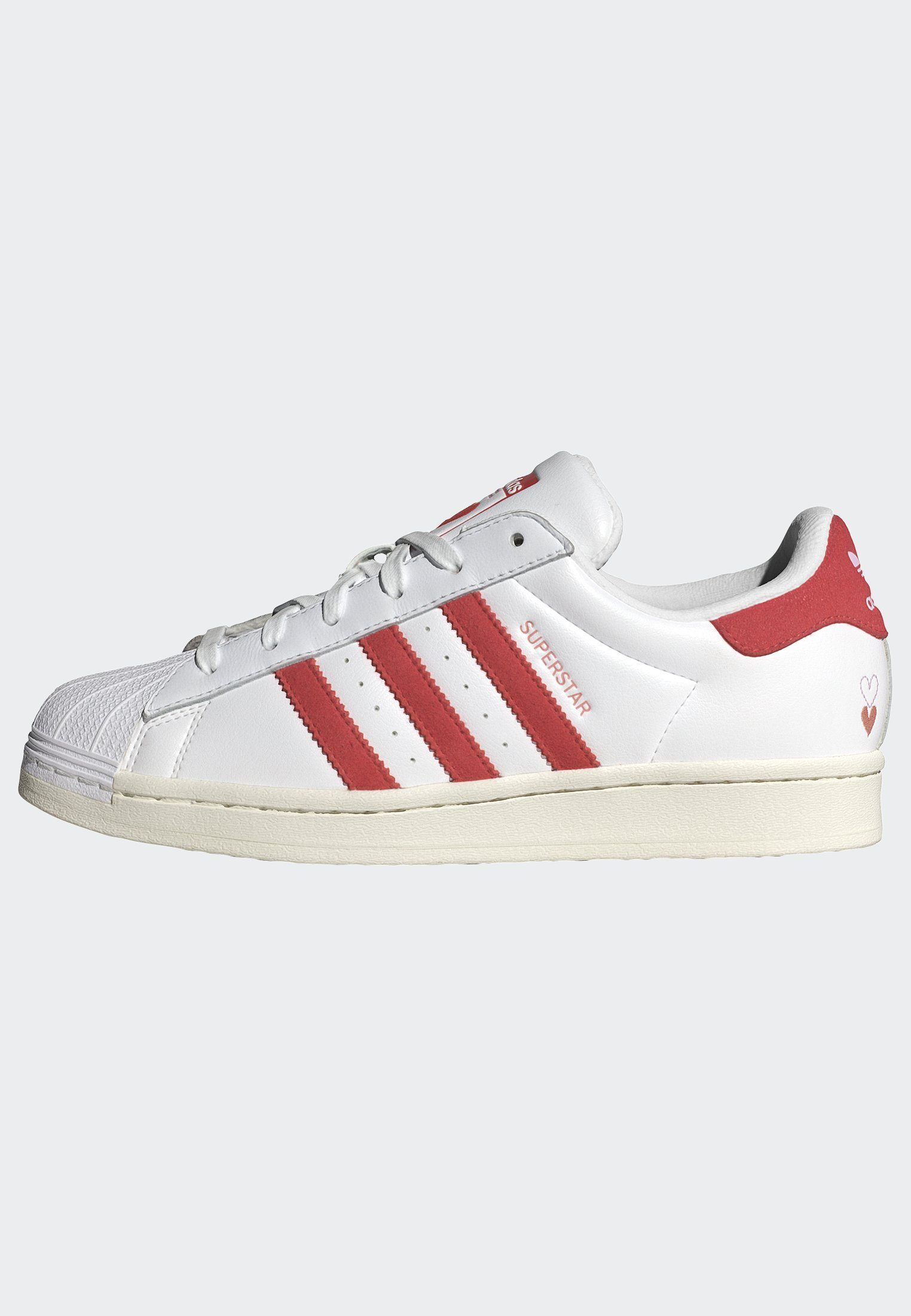 Adidas originals 2025 superstar valentine red/xeno