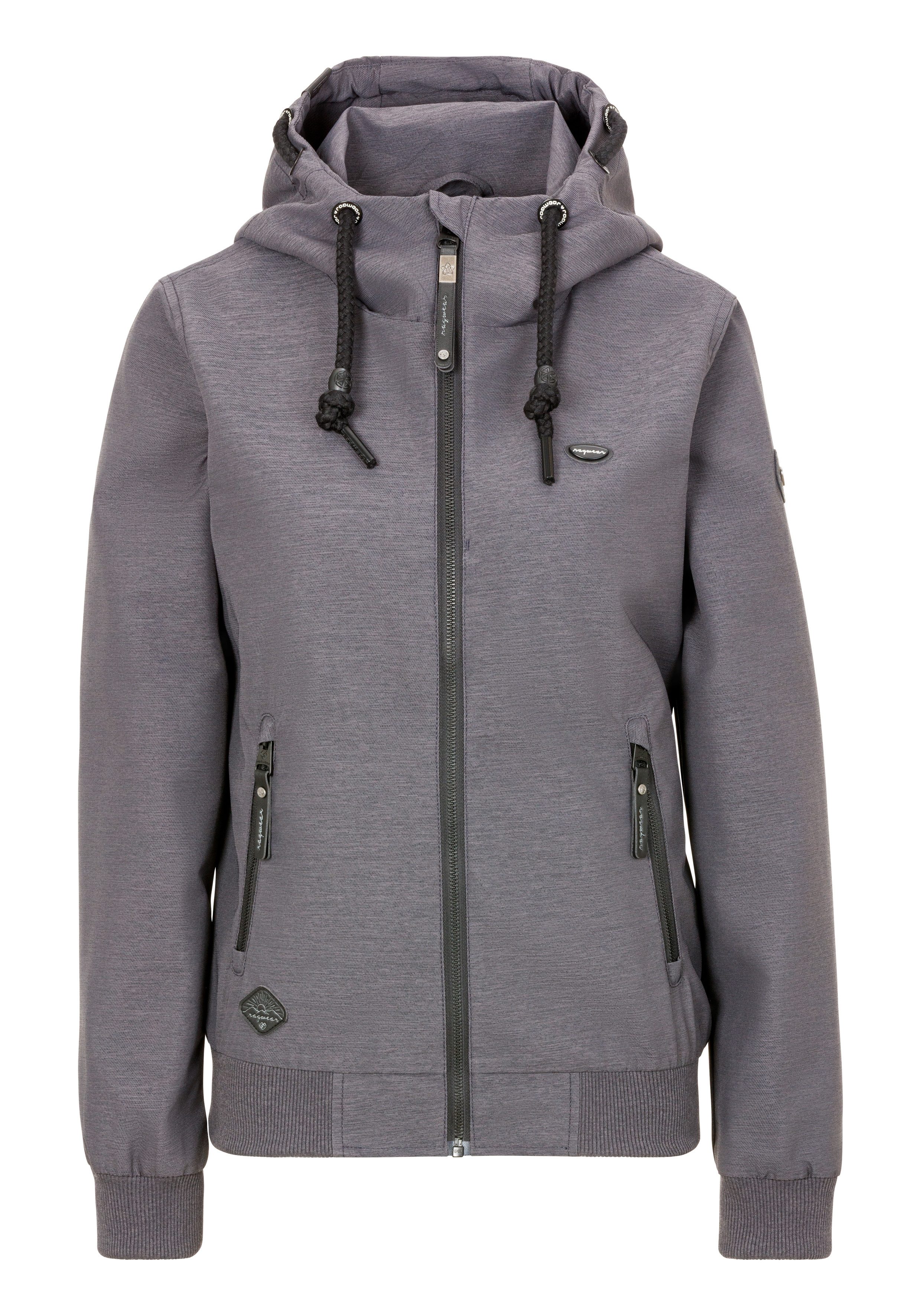 Ragwear Functioneel jack NUGGIE OMBRE O Tussenjas van waterafstotend materiaal