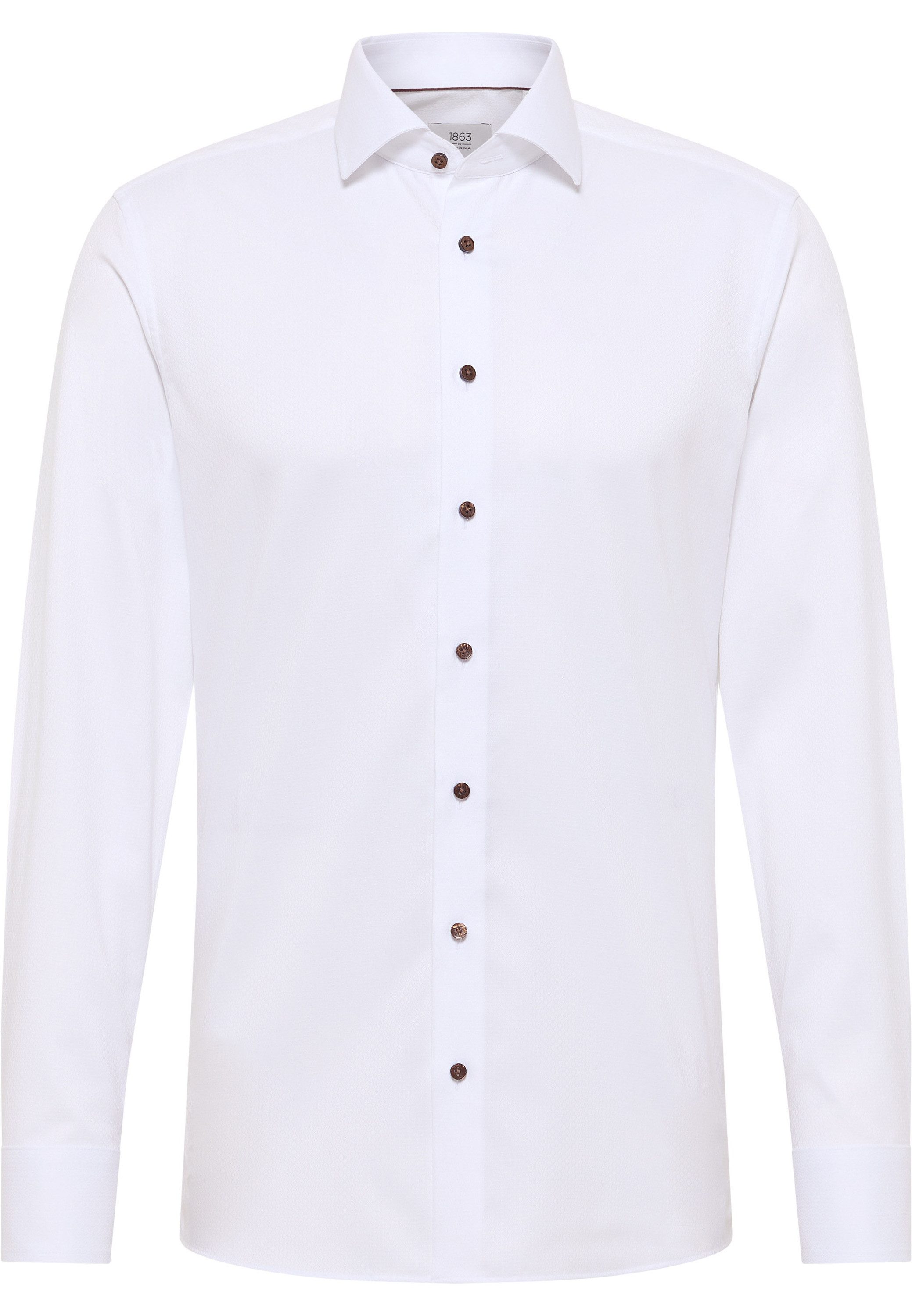 Eterna Overhemd met lange mouwen Slim fit NON IRON (strijkvrij)