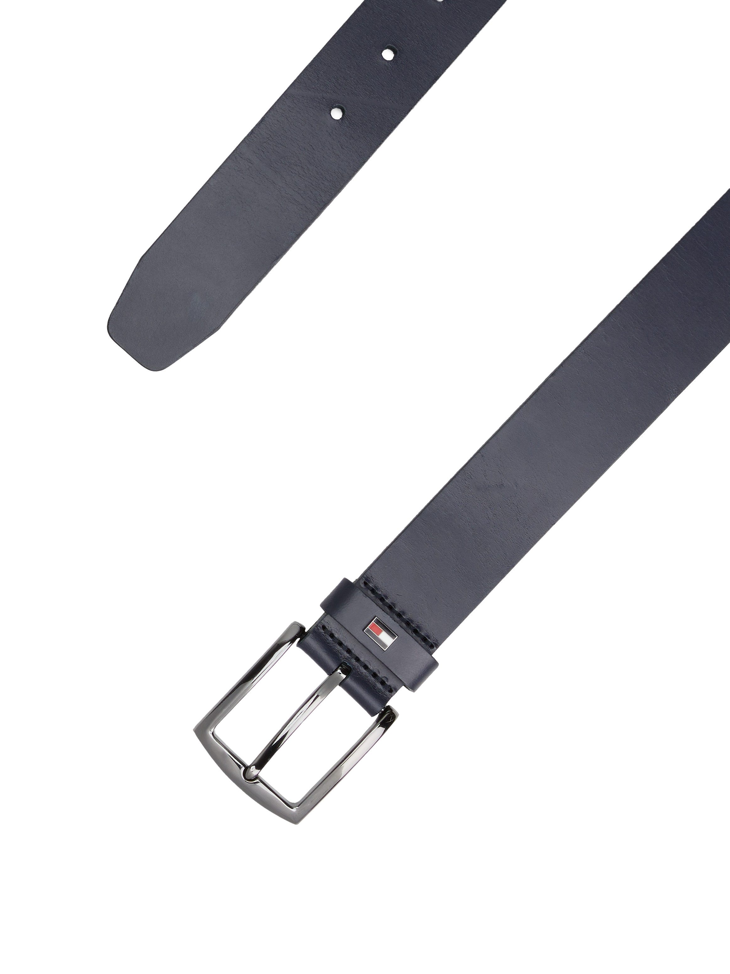 Tommy Hilfiger Leren riem DENTON 3.5 EXT Eenvoudige gesp, metalen logo