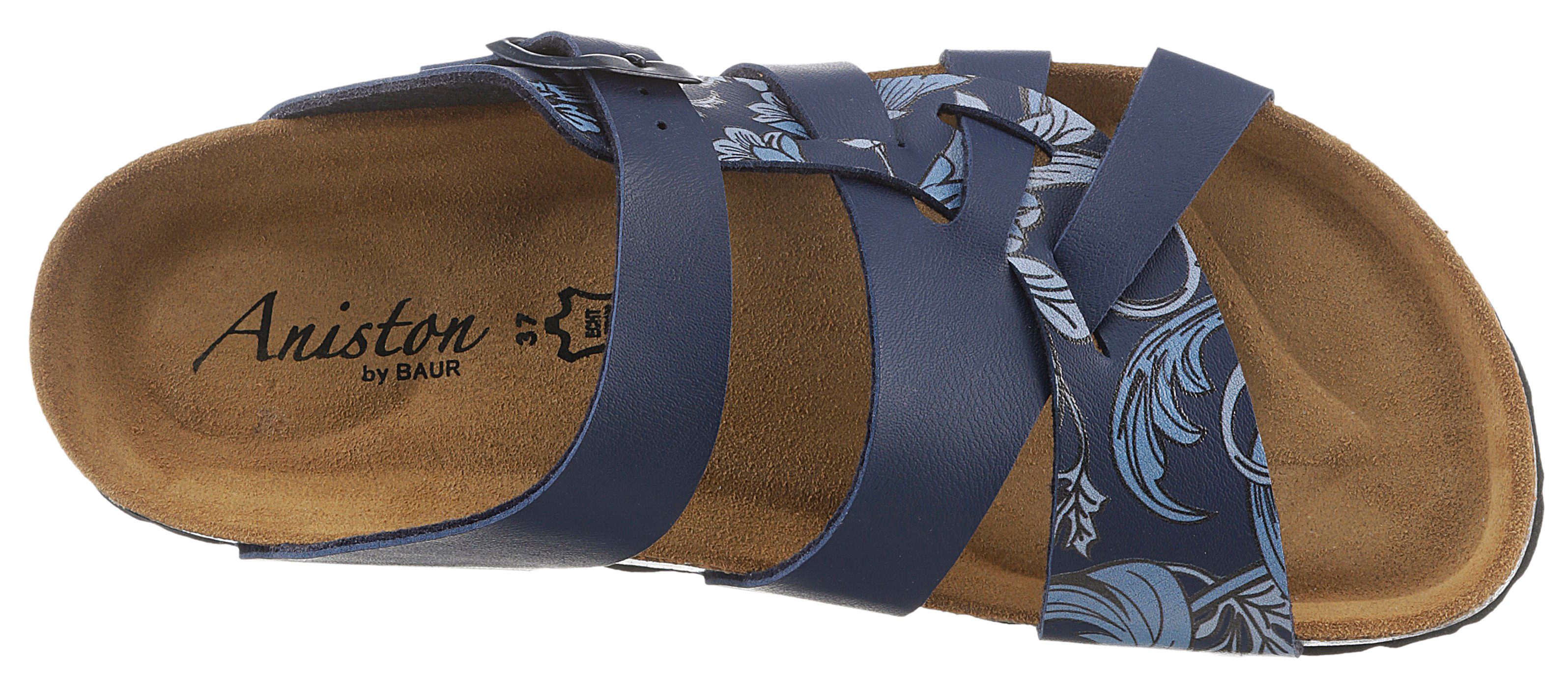 Aniston SHOES Slippers zomerschoen, slippers met verstelbare gespen