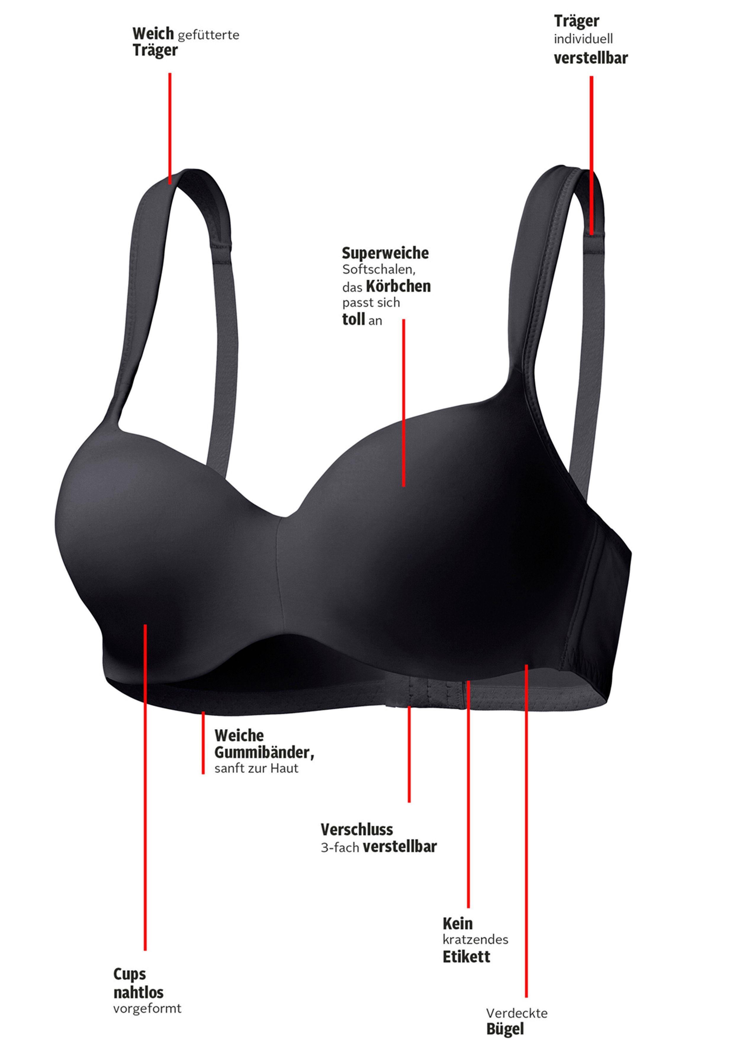 Nuance Bh met steuncups Optimizer met beugel