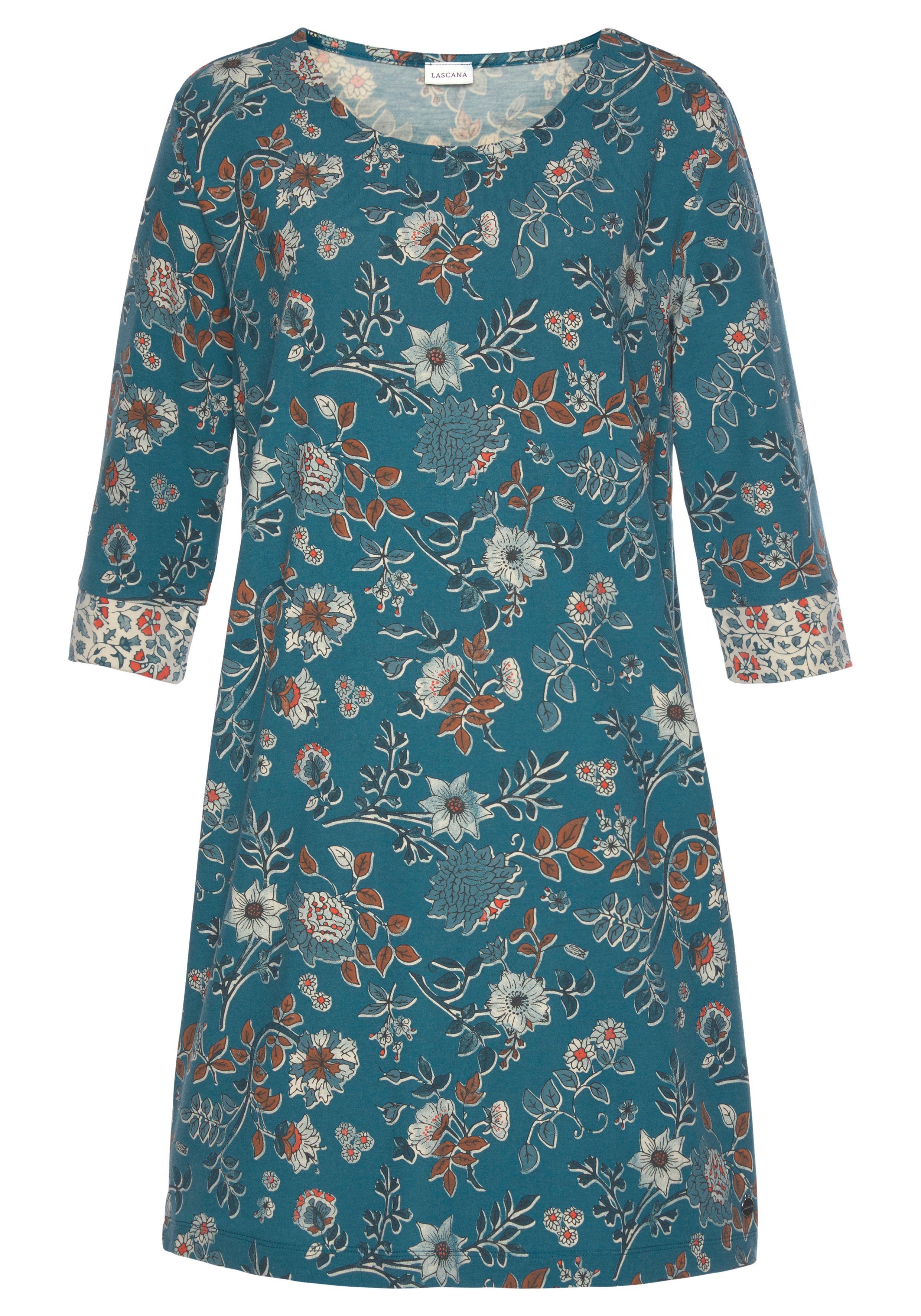 Lascana Nachthemd in bloemen print all-over
