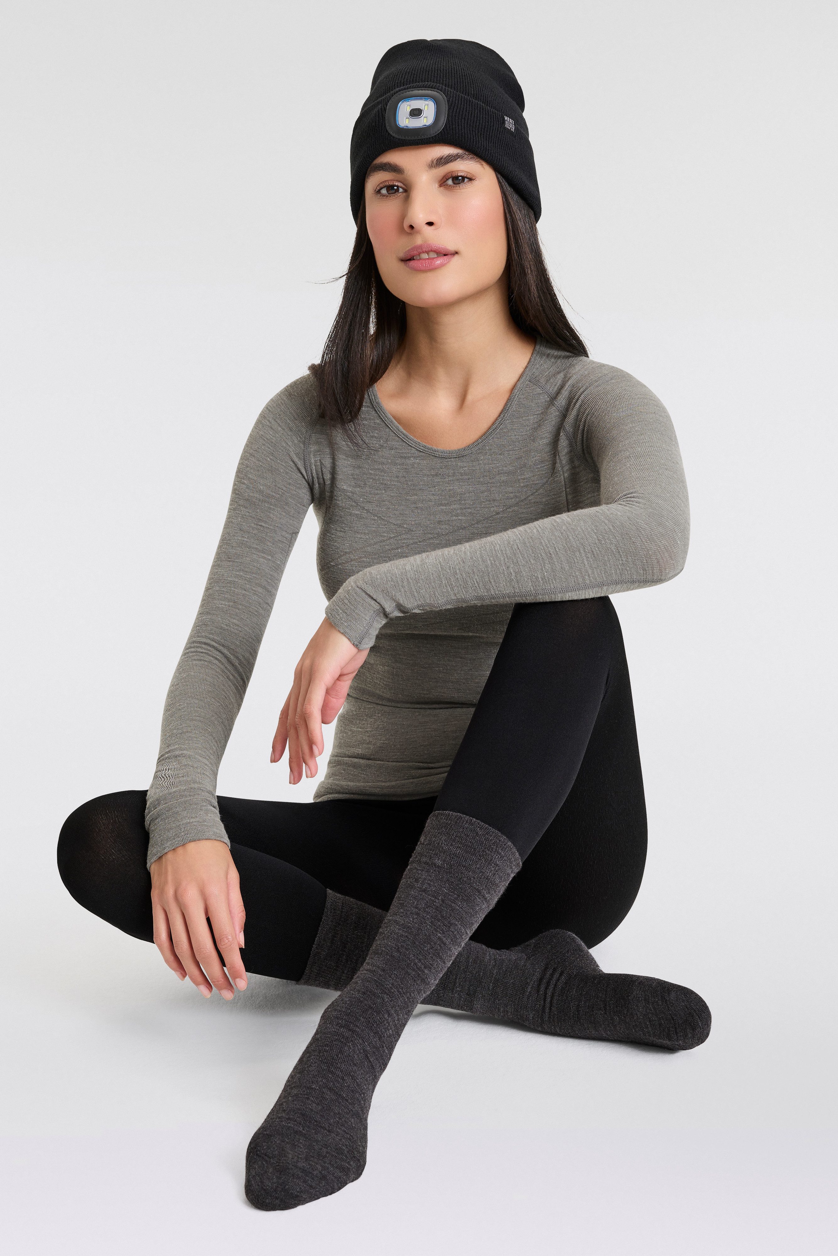 Apollo Basic sokken Unisex met borduursel en zachte merinowol (Set van 3)