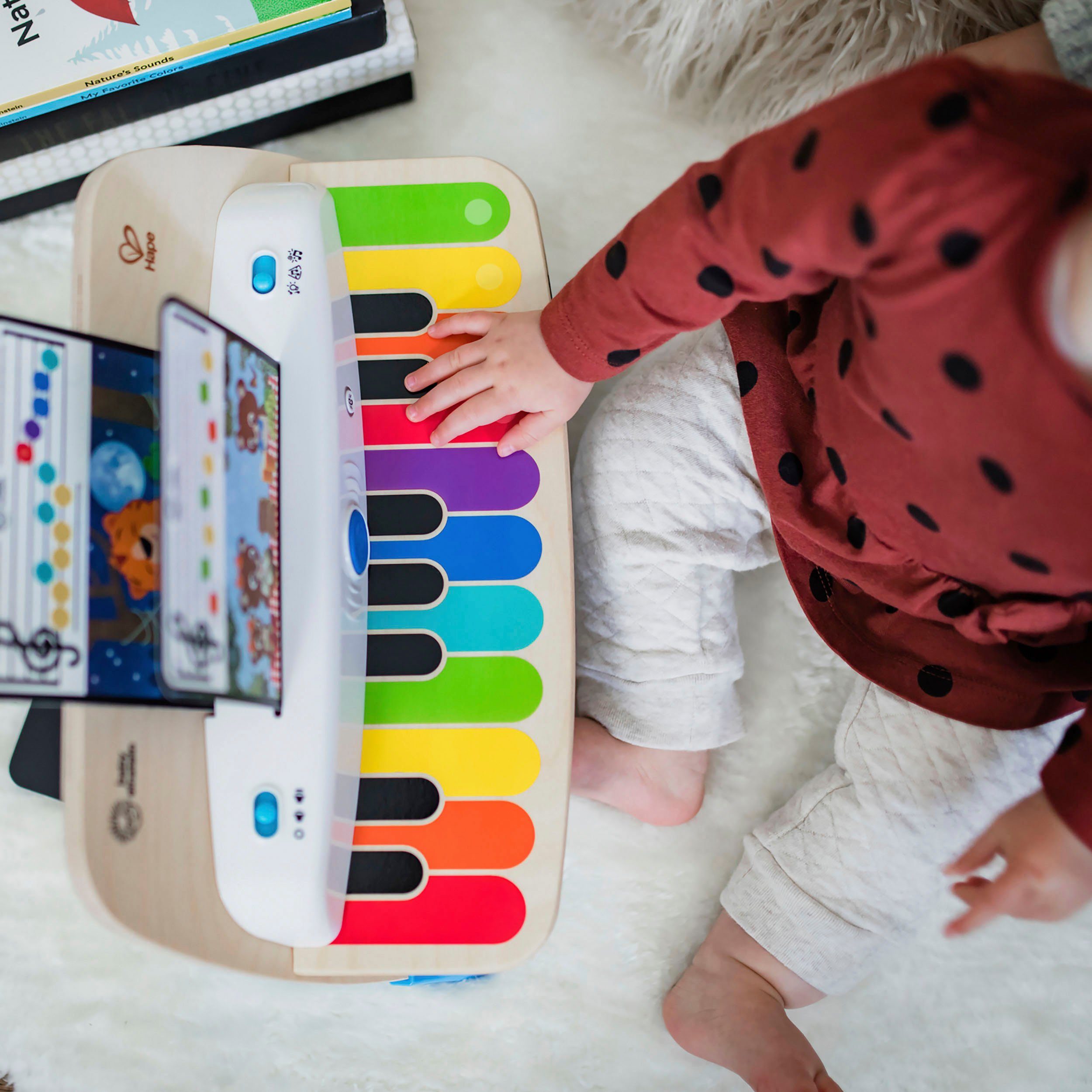 Hape Speelgoed-muziekinstrument Baby Einstein, Samen in Tune Piano™ aangesloten Magic Touch™