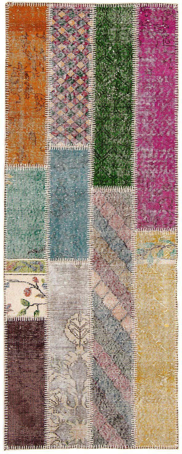 morgenland Wollen kleed Patchwork patchwork 244 x 172 cm Handgeknoopt