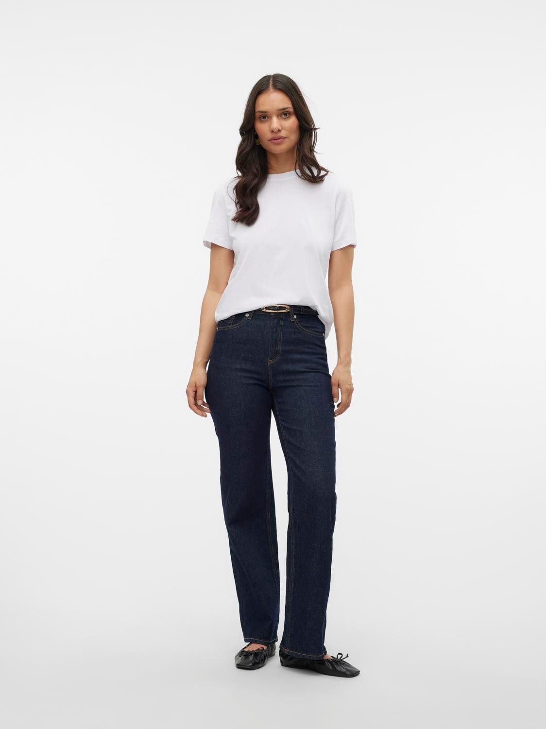 Vero Moda Shirt met korte mouwen VMPAULINA SS T-SHIRT GA JRS NOOS