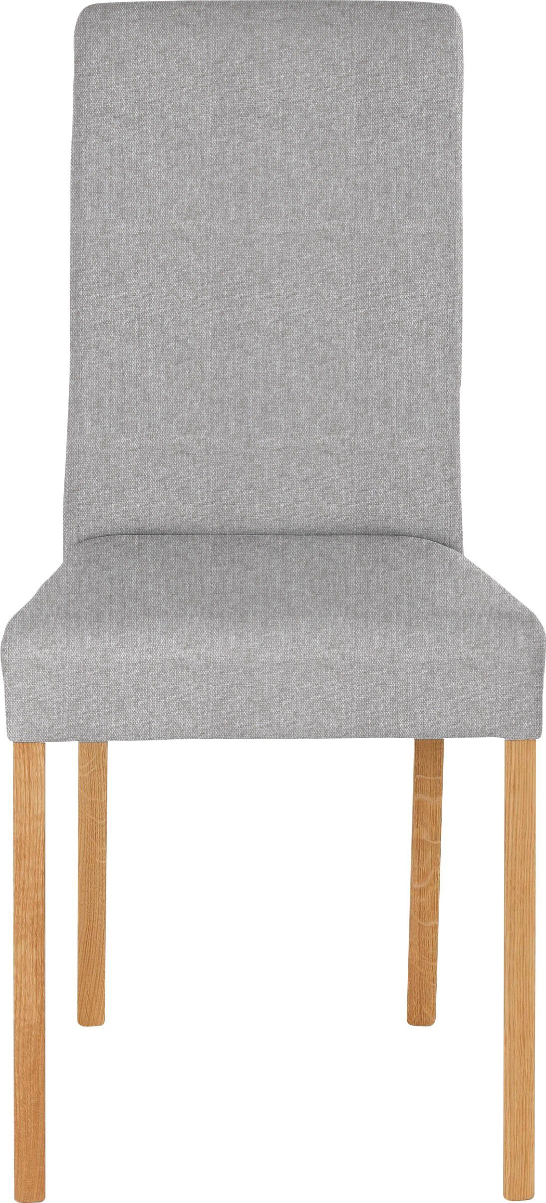 Home affaire Stoel met 4 poten Bologna Frame van massief hout (set)
