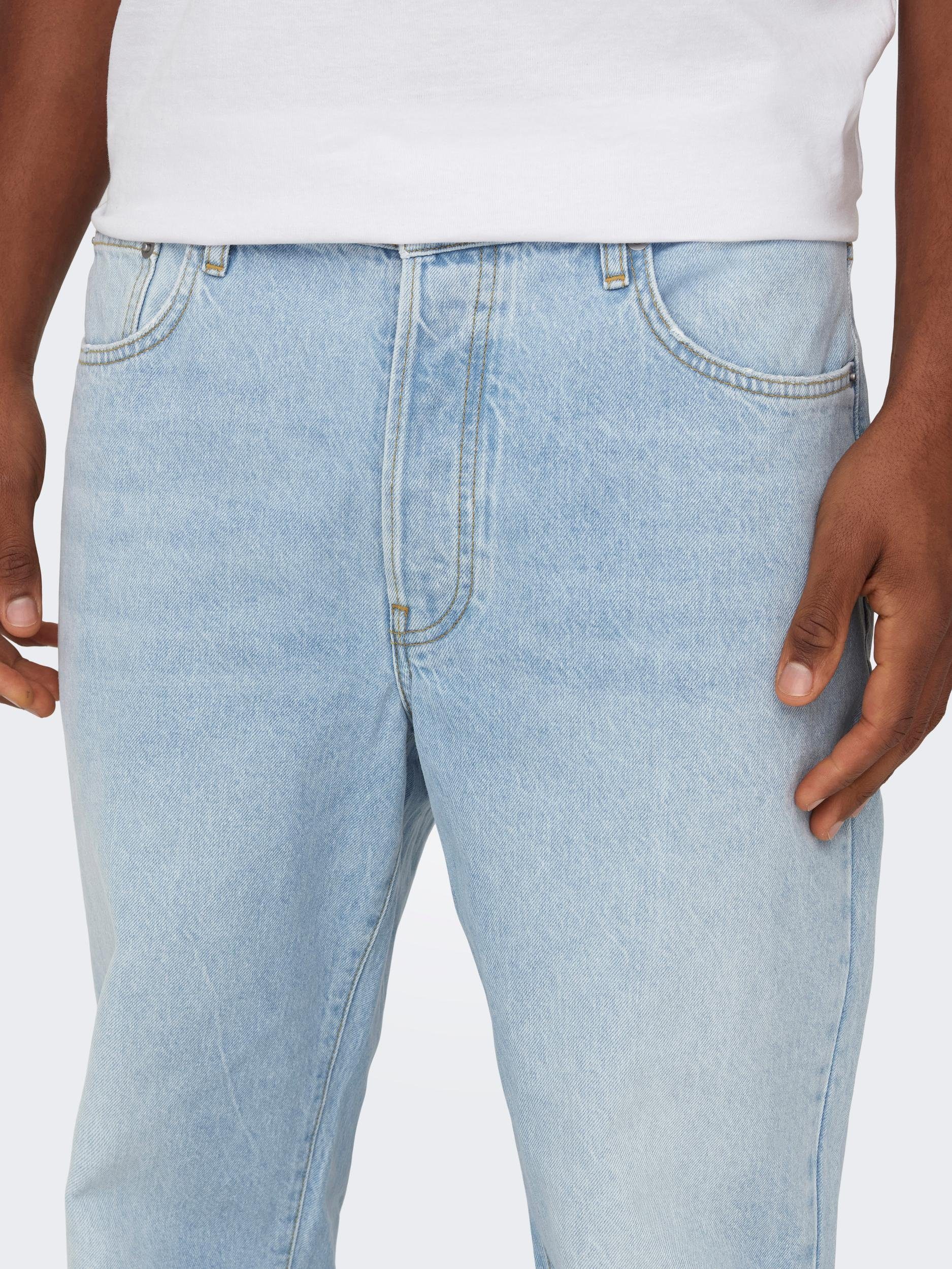 ONLY & SONS Loose fit jeans ONSFADE LOOSE WB 6778 A14 DNM NOOS