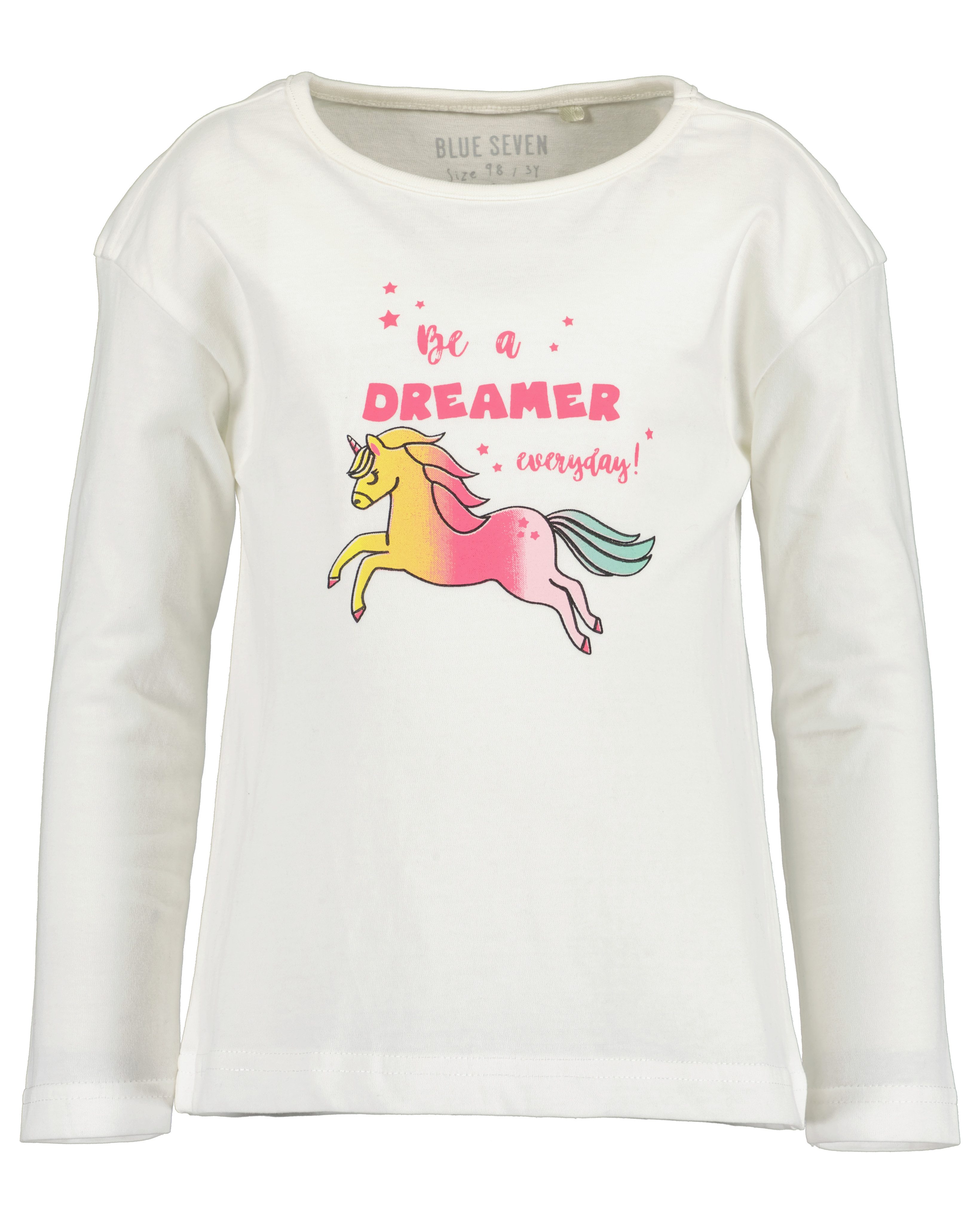 Blue Seven Shirt met lange mouwen meisjes shirts met lange mouwen maat 92 wit