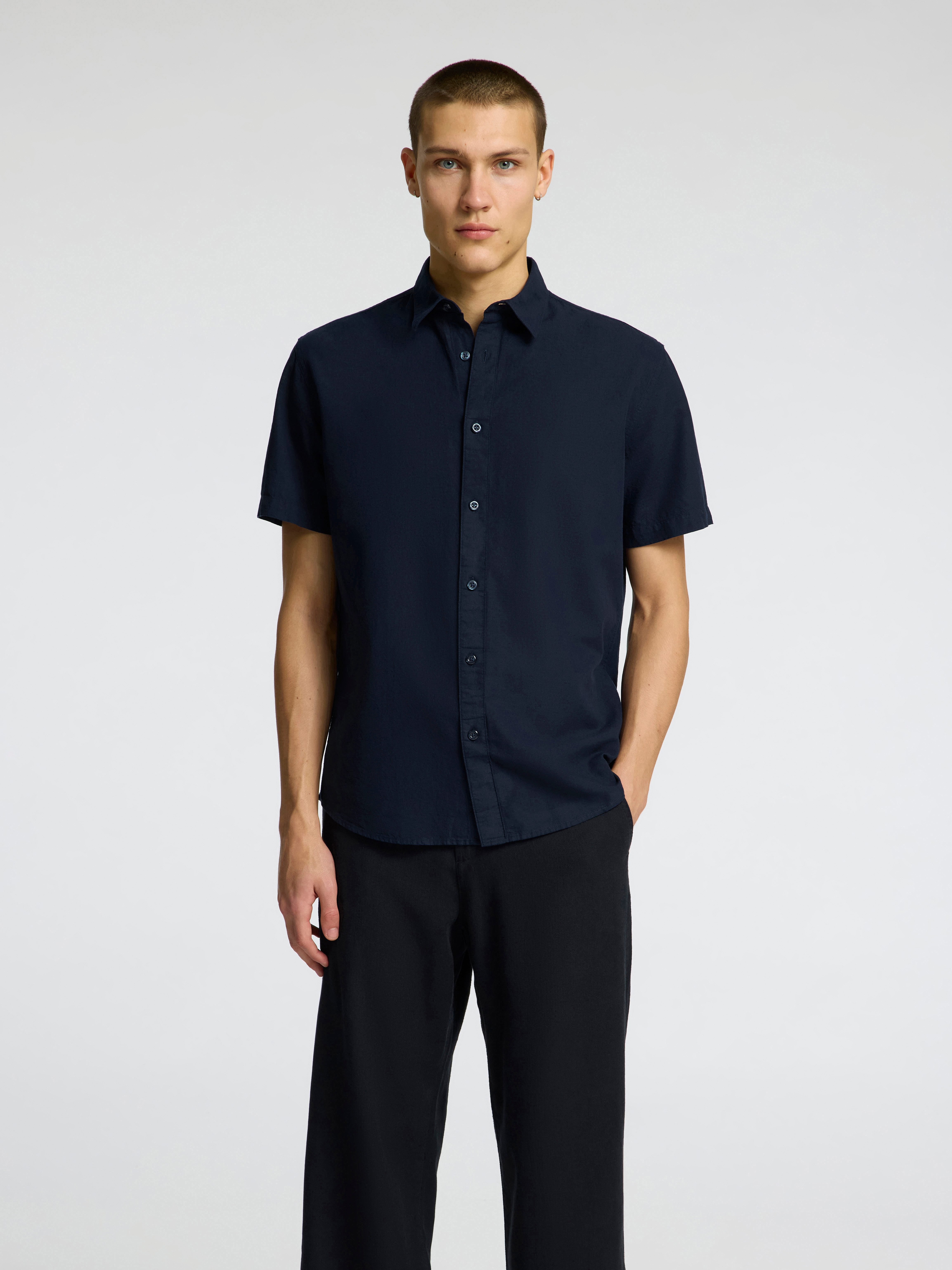 SELECTED HOMME Overhemd met korte mouwen SLHREG-SUN SHIRT SS NOOS